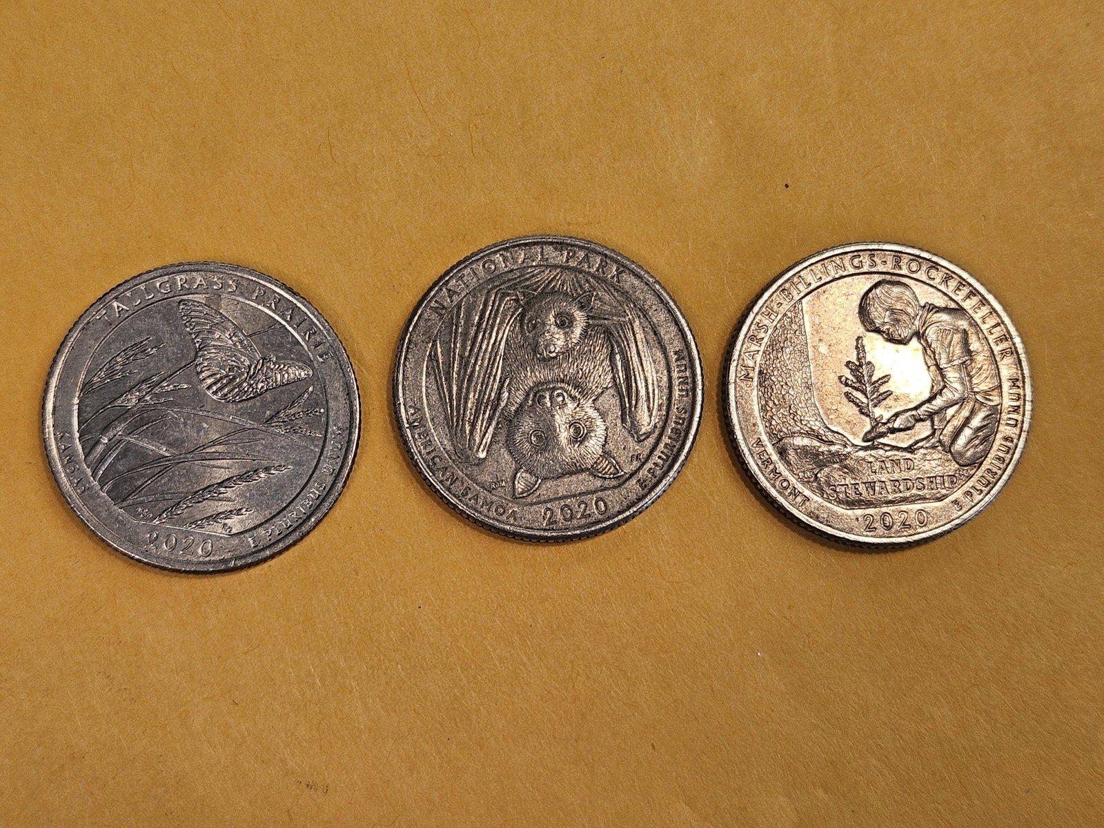 Three West Point-minted Washington Quarters - 3