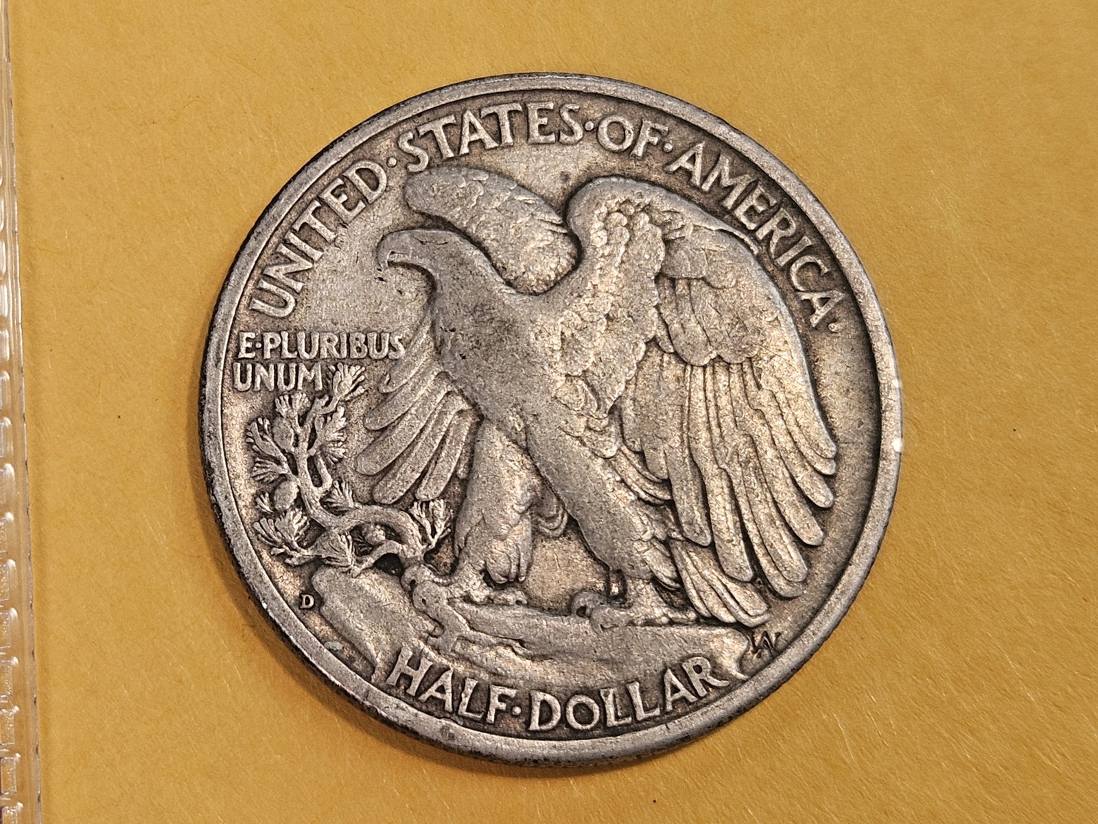 KEY DATE 1938-D Walking Liberty Half Dollar in Very Fine plus - 3