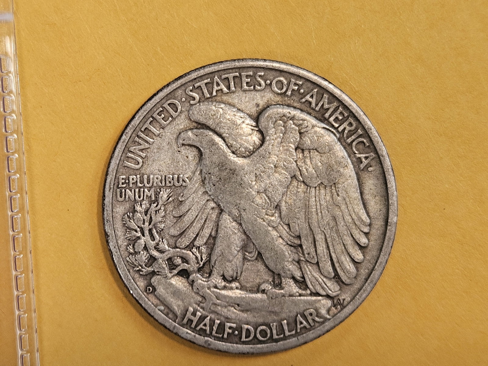 KEY DATE 1938-D Walking Liberty Half Dollar in Very Fine plus - 4
