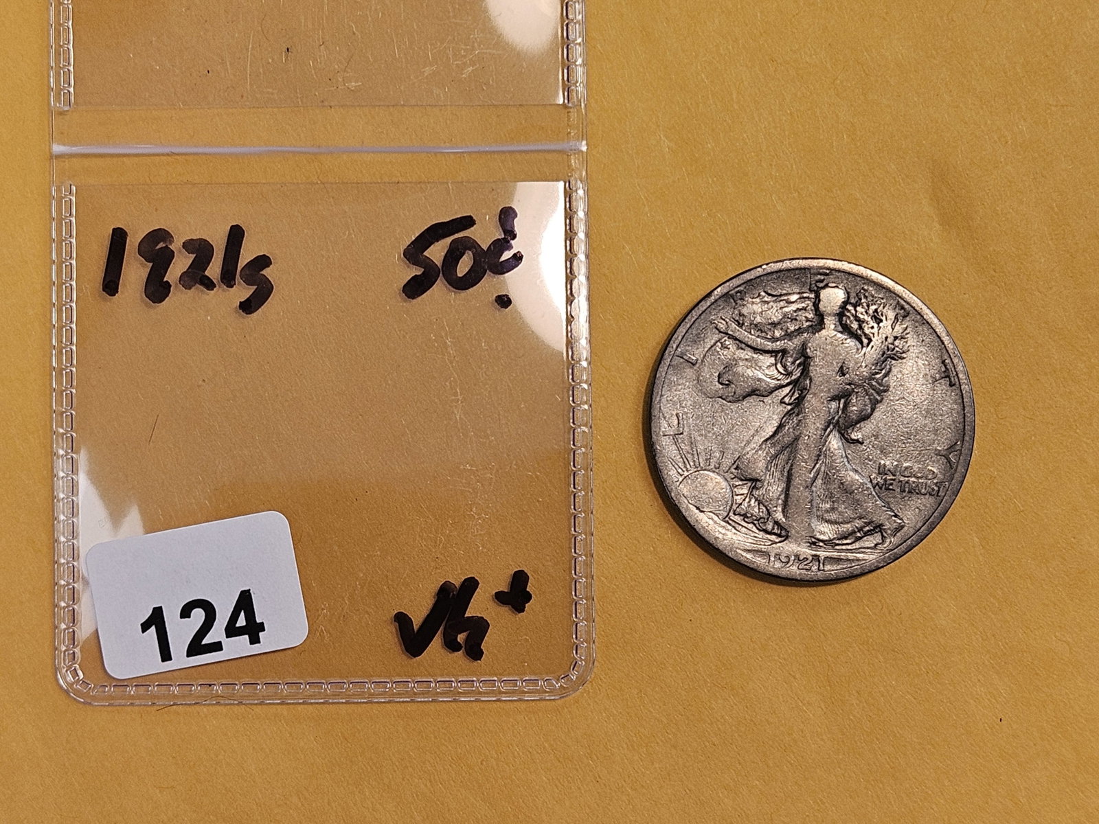 KEY DATE 1921-S Walking Liberty Half Dollar - 2