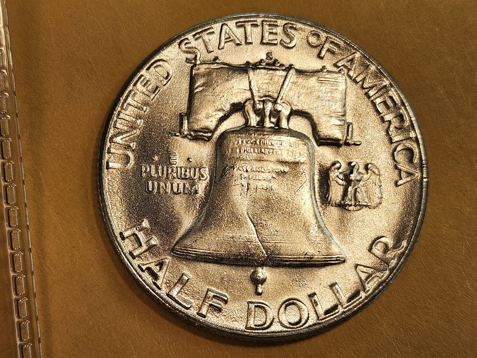 Choice Brilliant Uncirculated 1952-S Franklin Half Dollar - 3