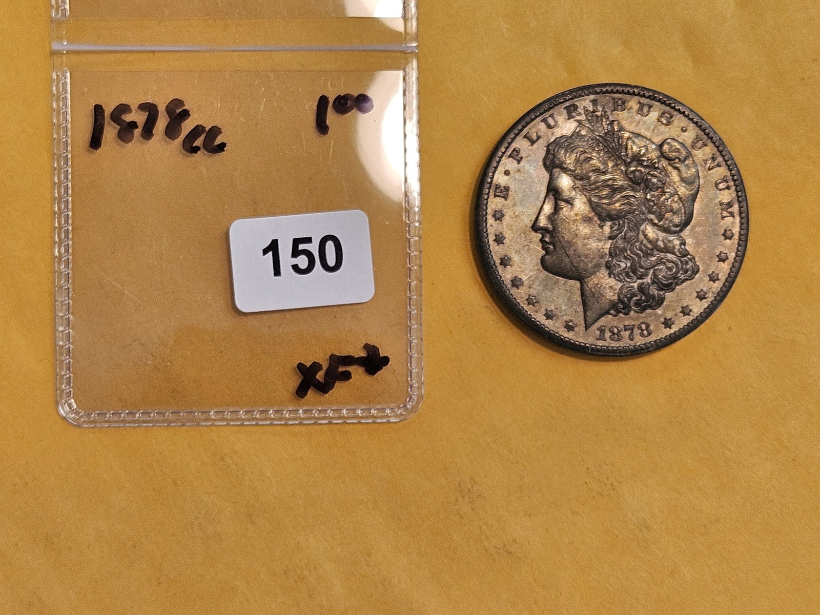 ** KEY DATE ** 1878-CC Morgan Dollar in Extra Fine plus - 2