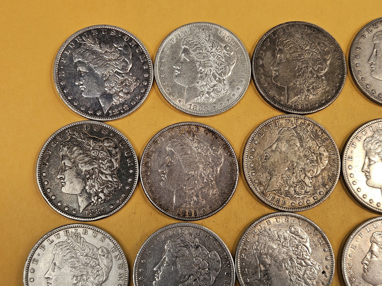 ** FULL ROLL ** Twenty Morgan Silver Dollars - 2