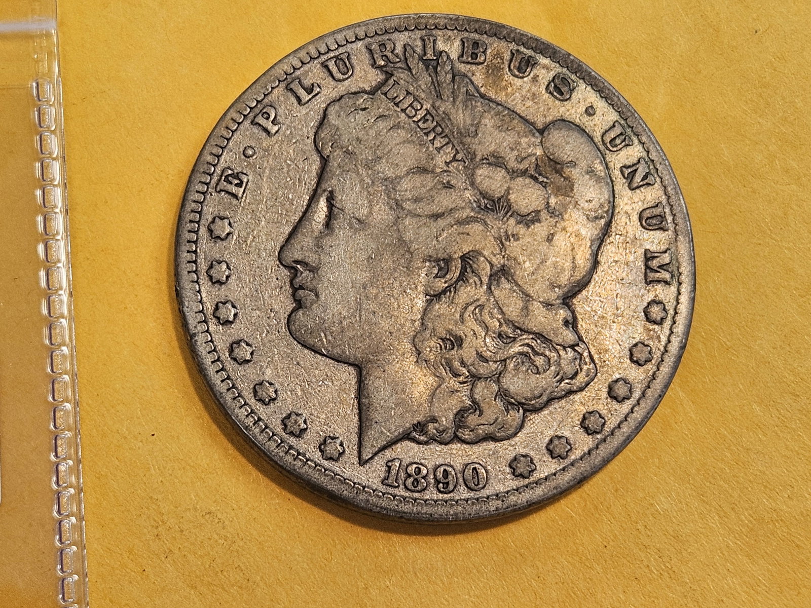 ** KEY DATE ** 1890-CC Morgan Dollar in Fine: KEY DATE! CARSON CITY!