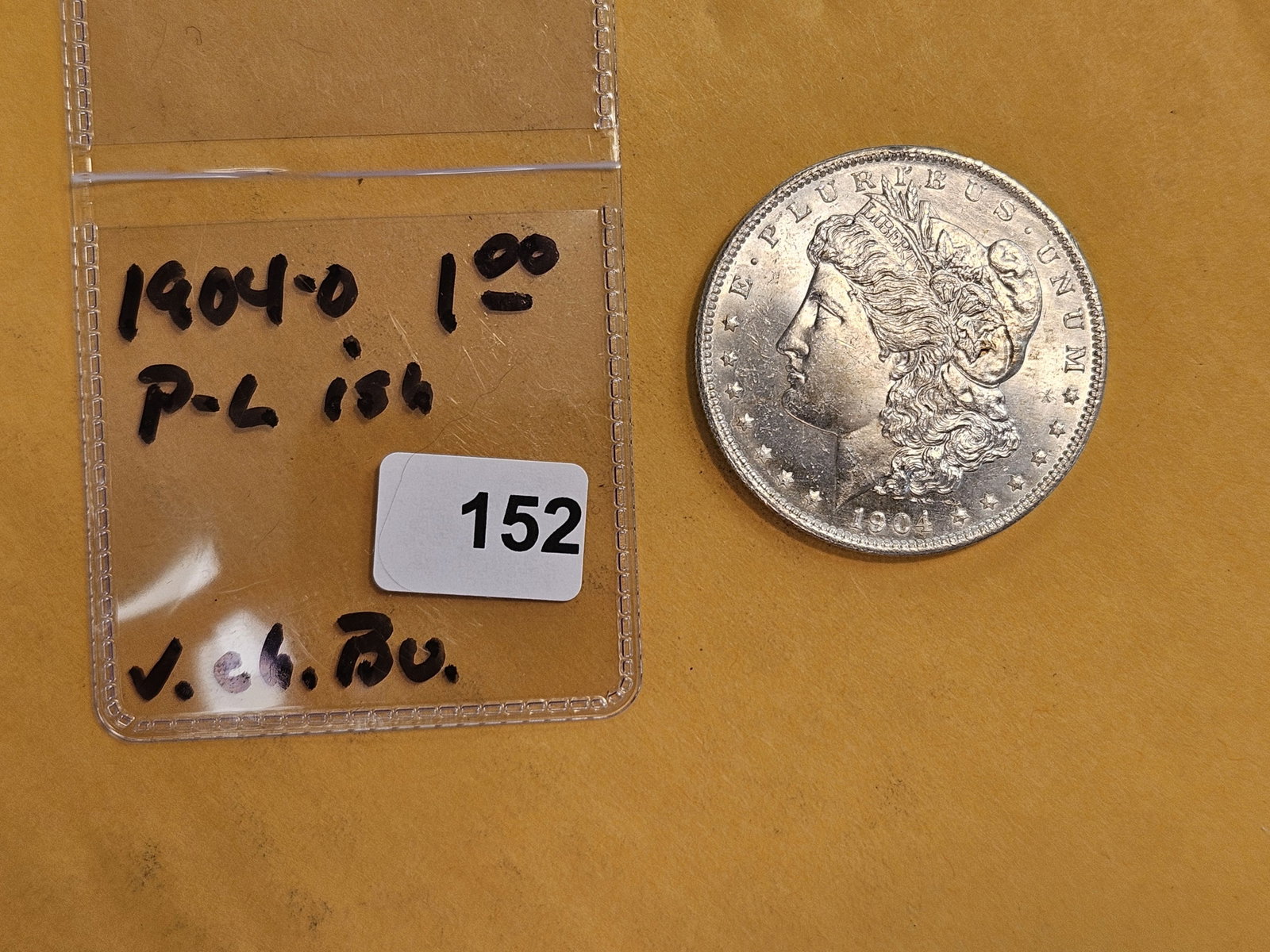 Very Choice Brilliant Uncirculated 1904-O Morgan Dollar - 2