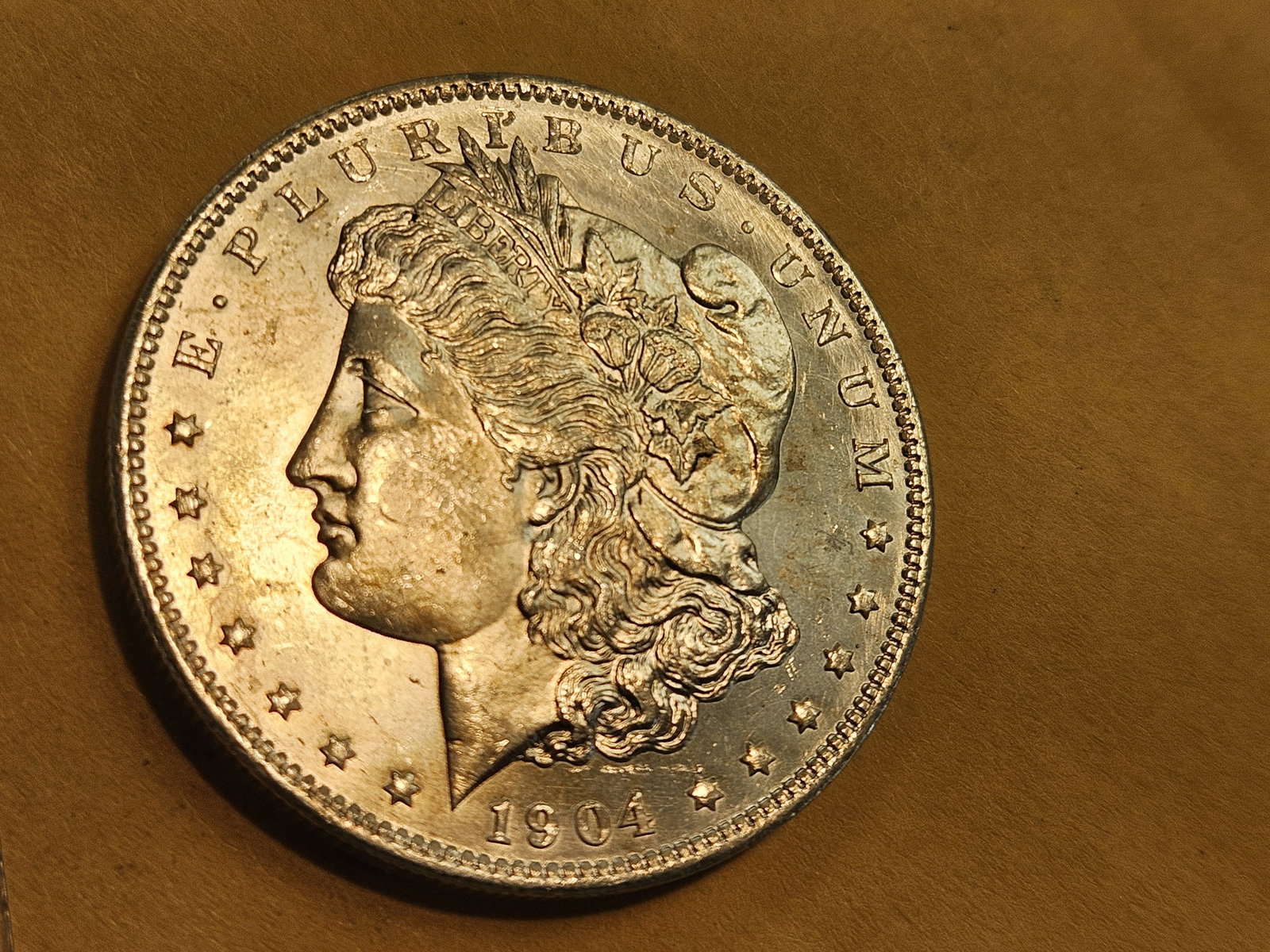 Very Choice Brilliant Uncirculated 1904-O Morgan Dollar - 4