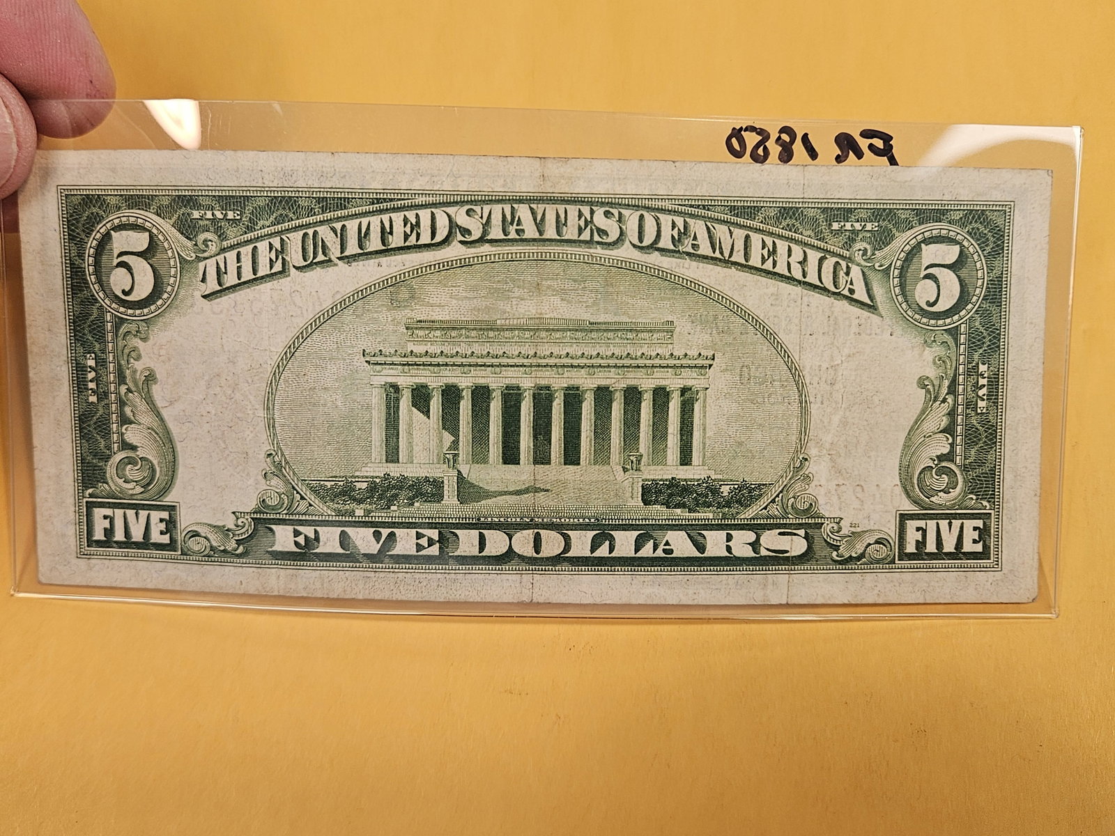 Series of 1929 Five Dollar National Currency in Extra Fine - 2