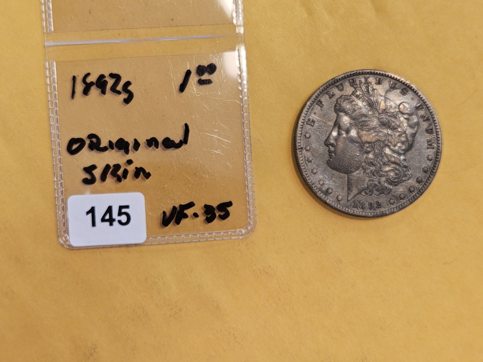 Better Date 1892-S Morgan Dollar in Very Fine plus - 2