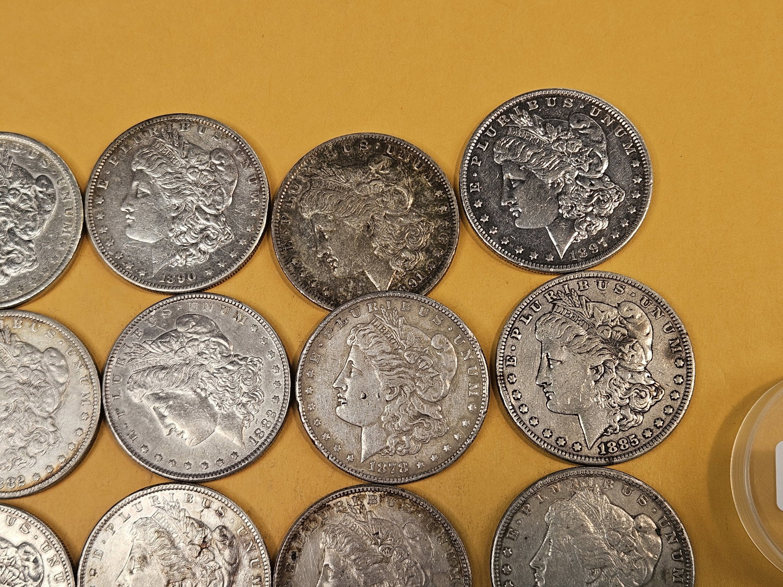 ** FULL ROLL ** Twenty Morgan Silver Dollars - 3