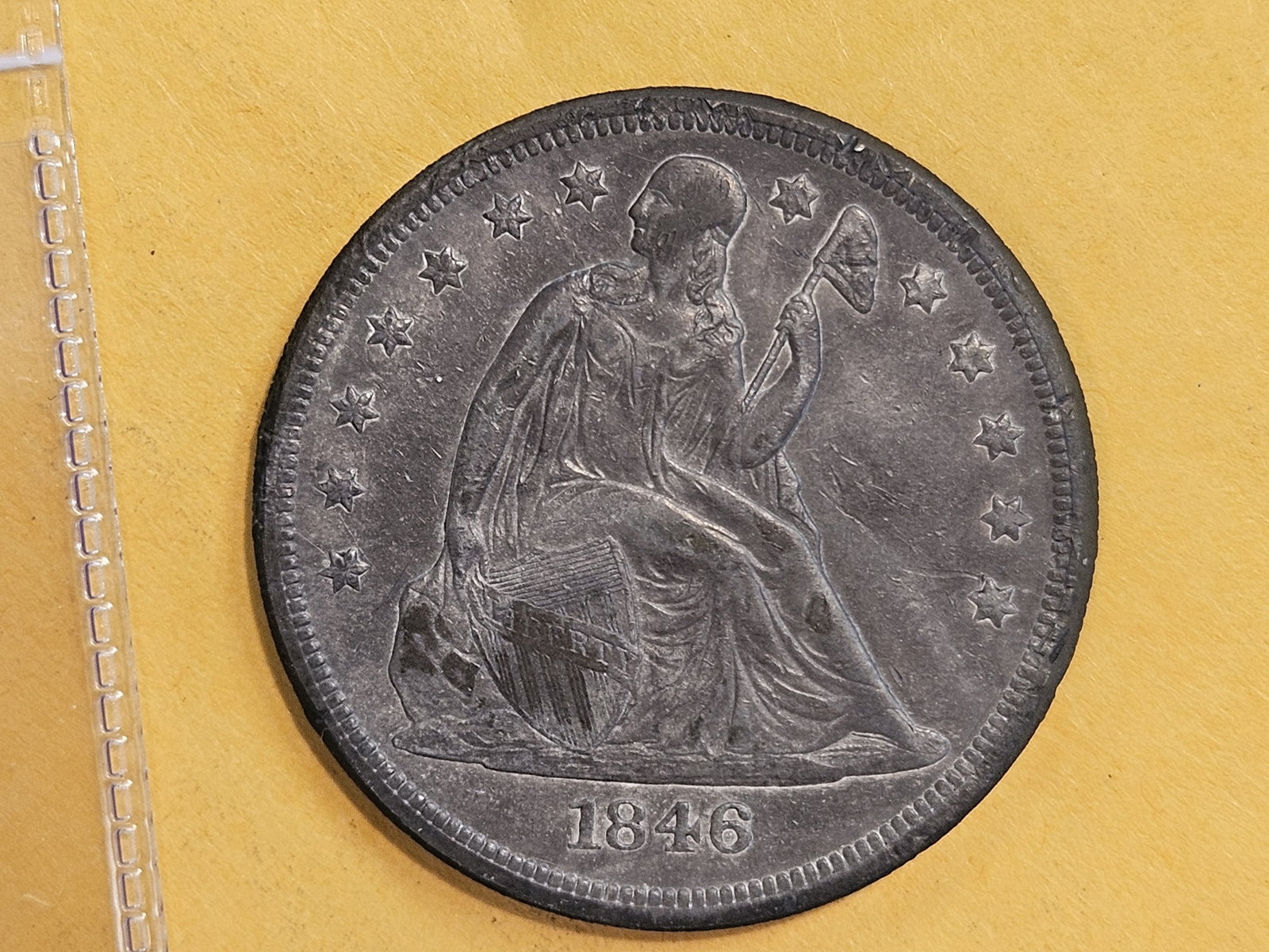 1846-O Seated Liberty Silver Dollar in Extra Fine - 5