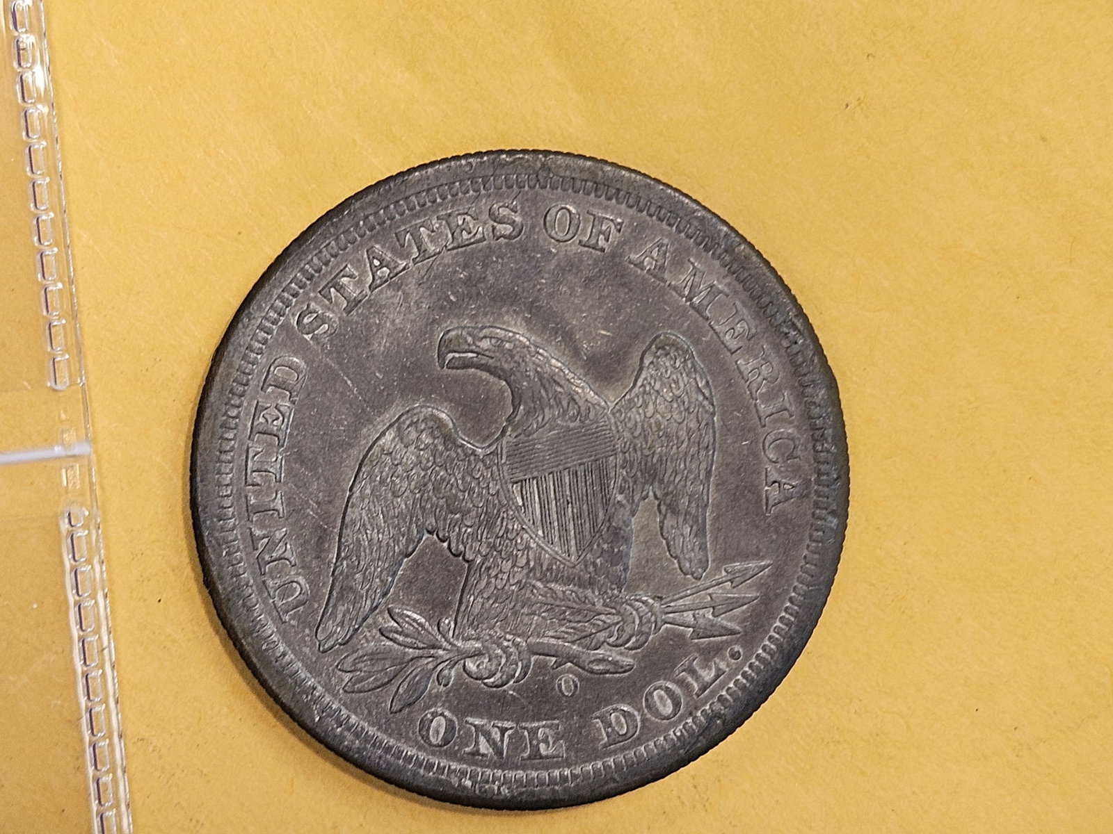 1846-O Seated Liberty Silver Dollar in Extra Fine - 9