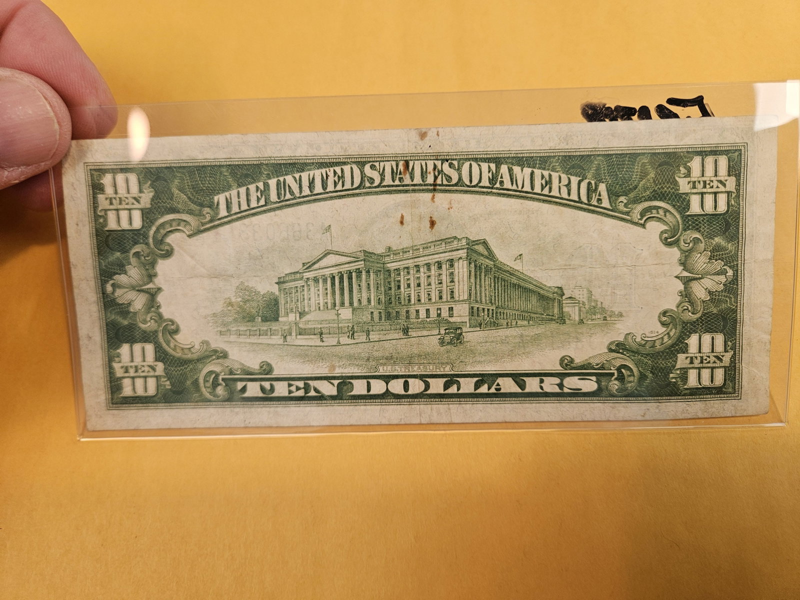 Series of 1934 Ten Dollar Silver Certificate in Extra Fine - 2