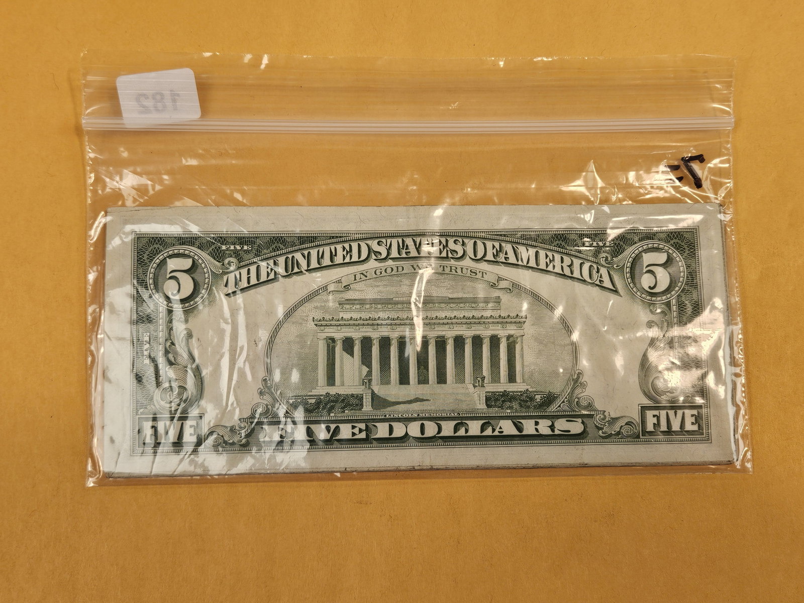 Seven $5 Red Seal US Notes - 2
