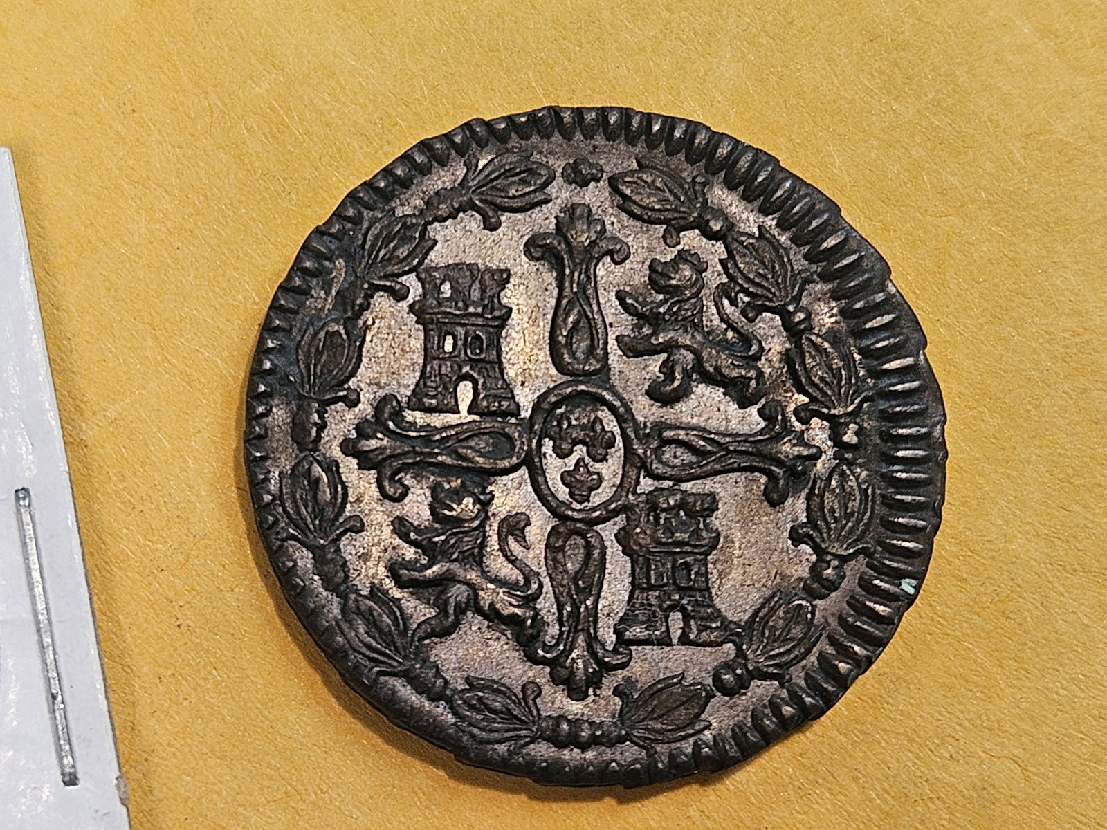 Uncirculated 1816 Spain 8 maravedis - 7