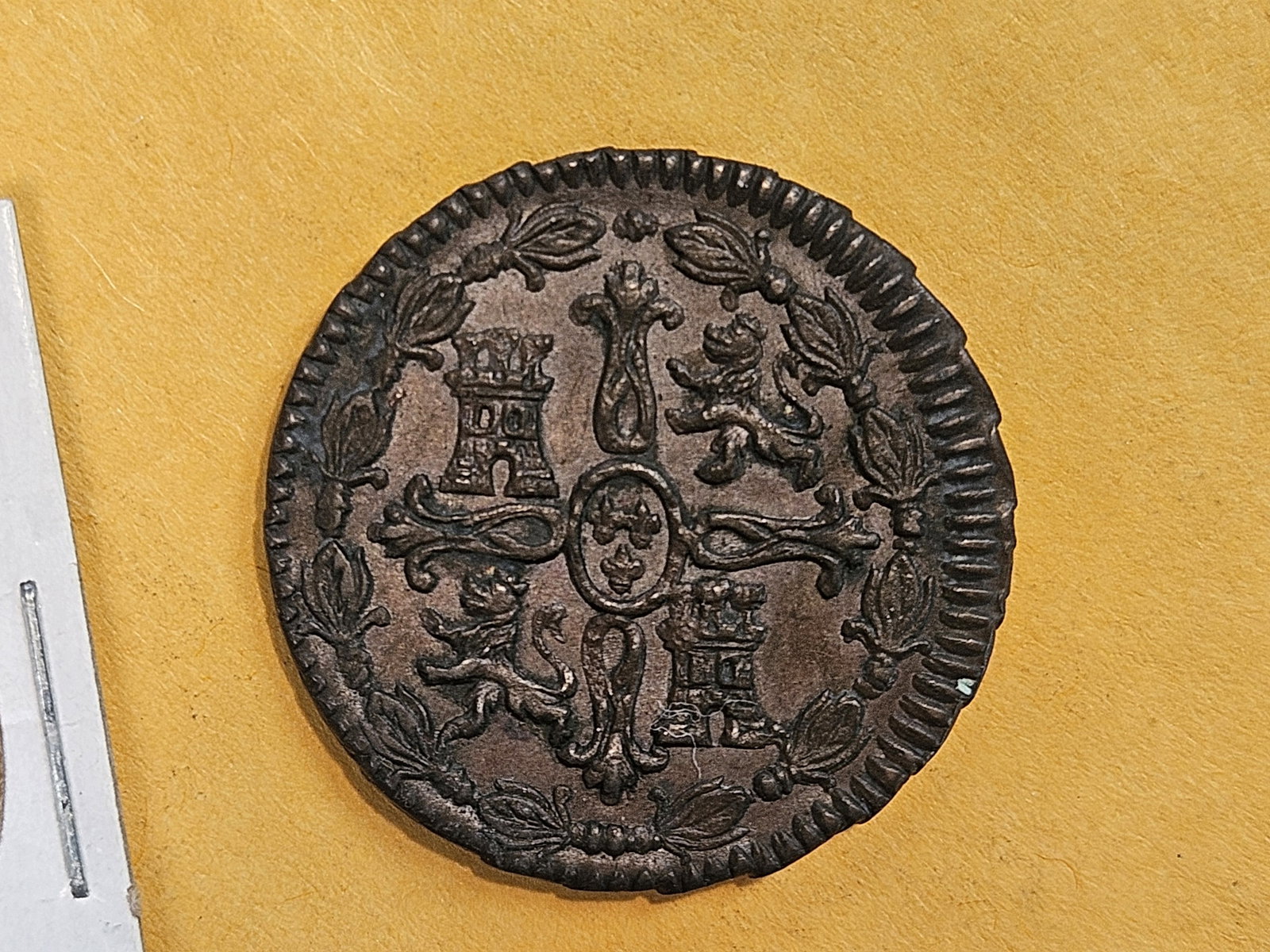 Uncirculated 1816 Spain 8 maravedis - 8