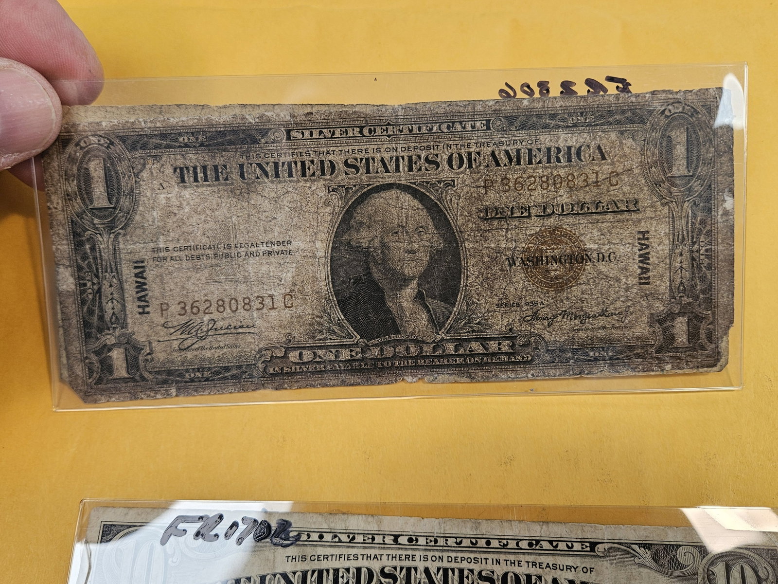 Twelve Dollars face of Silver Certificates - 3