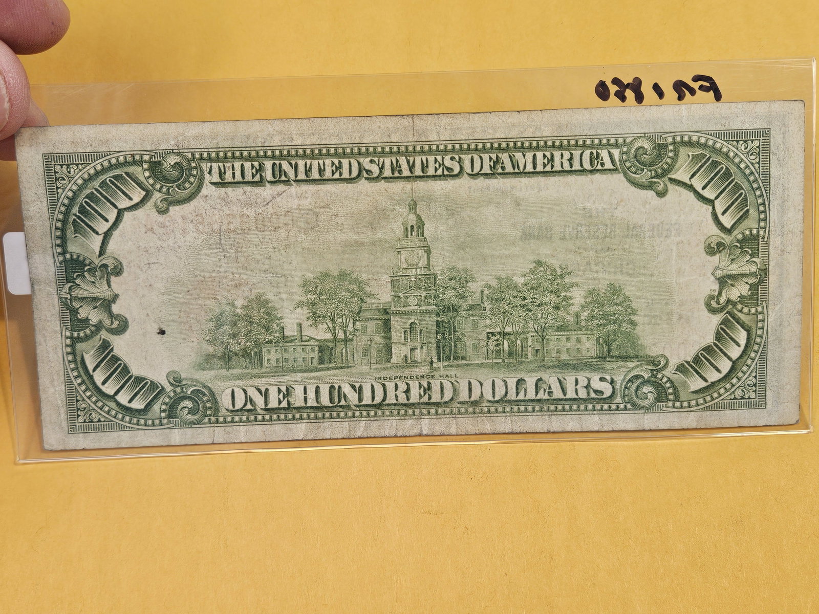 Series of 1929 ONE Hundred Dollar National Currency in Very Fine plus - 2