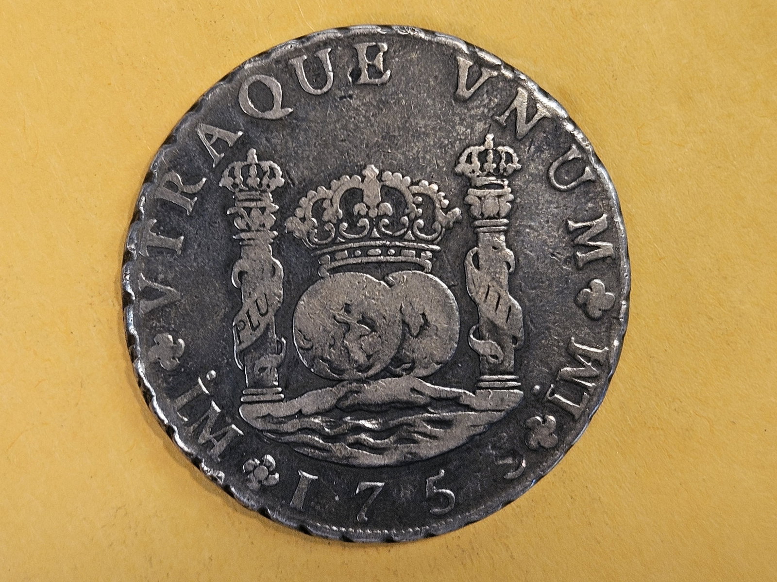 1755 Lima Peru Silver 8 reals in Very Fine - 5