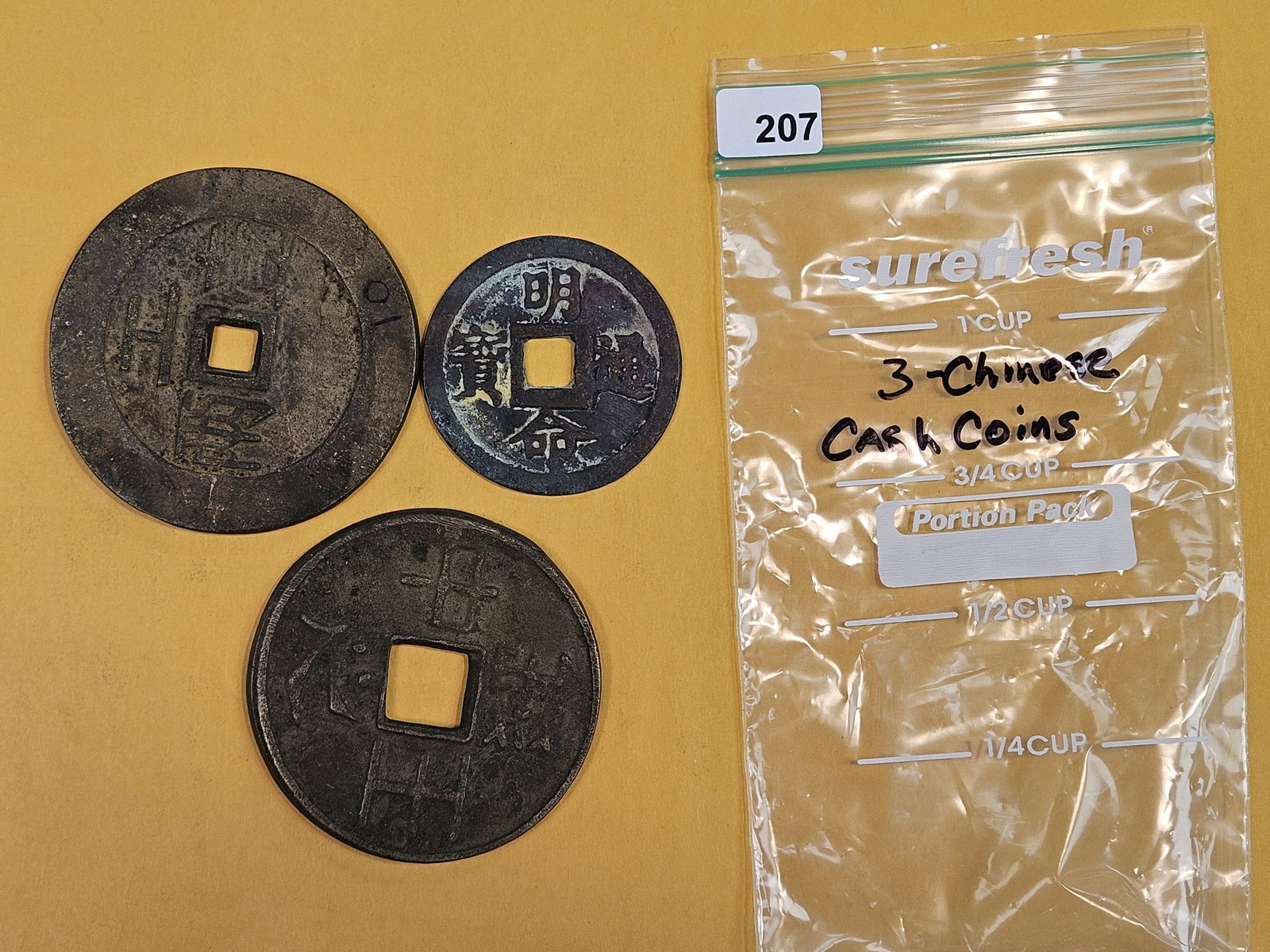 Three Larger Chinese Cash Coins: Cool pieces