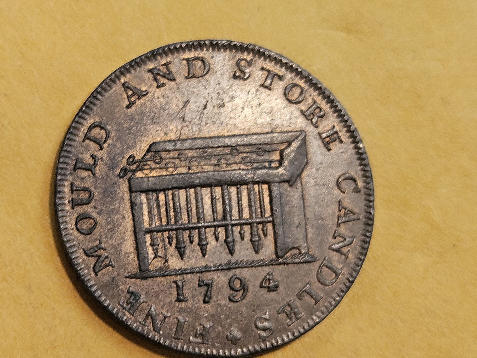 CONDER! Choice Brown Uncirculated 1794 Conder Token - 5