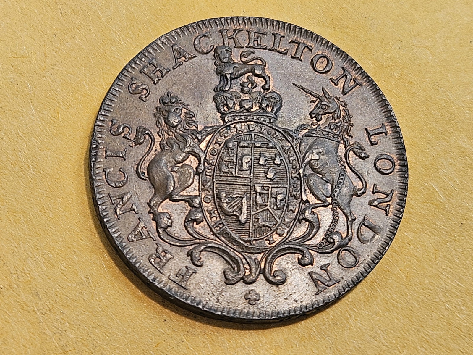 CONDER! Choice Brown Uncirculated 1794 Conder Token - 7