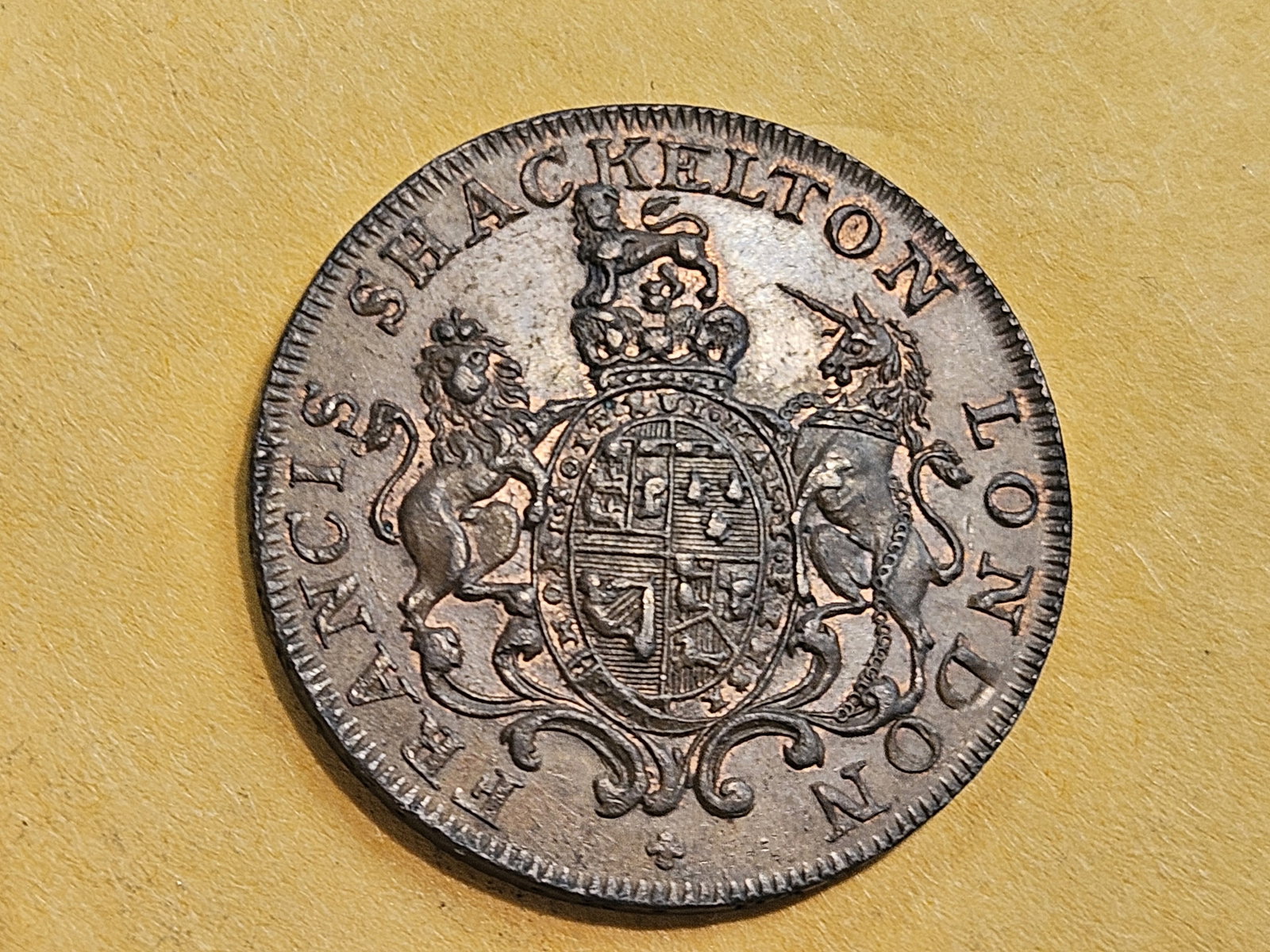 CONDER! Choice Brown Uncirculated 1794 Conder Token - 8