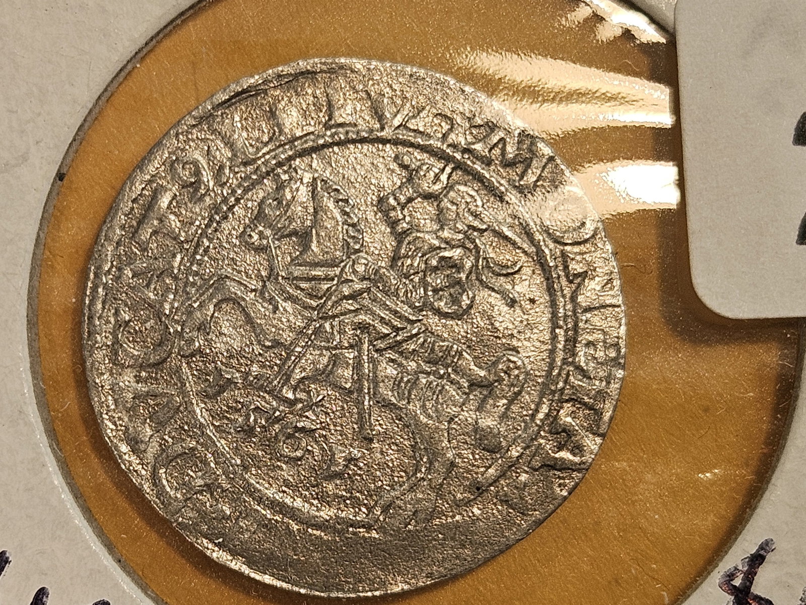 1561 Lithuania silver halfgroschen: Sigismund 1547 - 1572