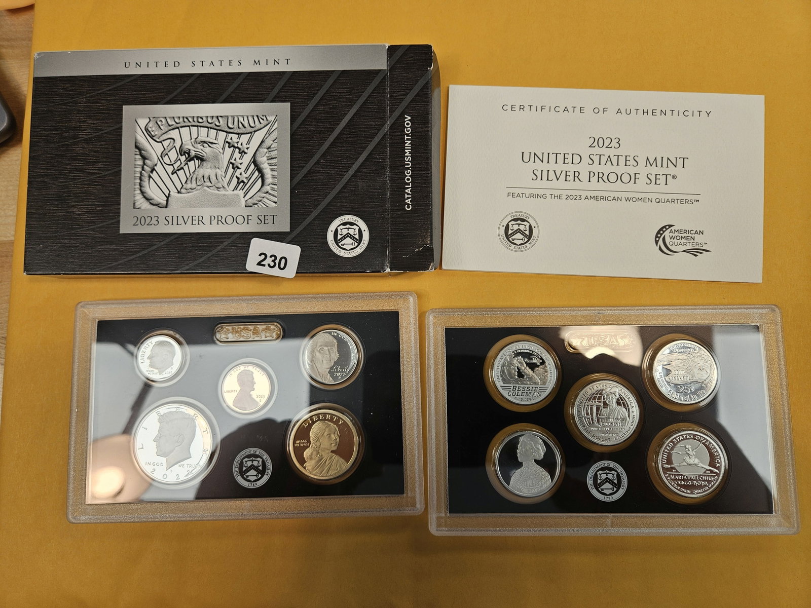 2023-S SILVER US Proof Set: In original government packaging with certificate of authenticity
