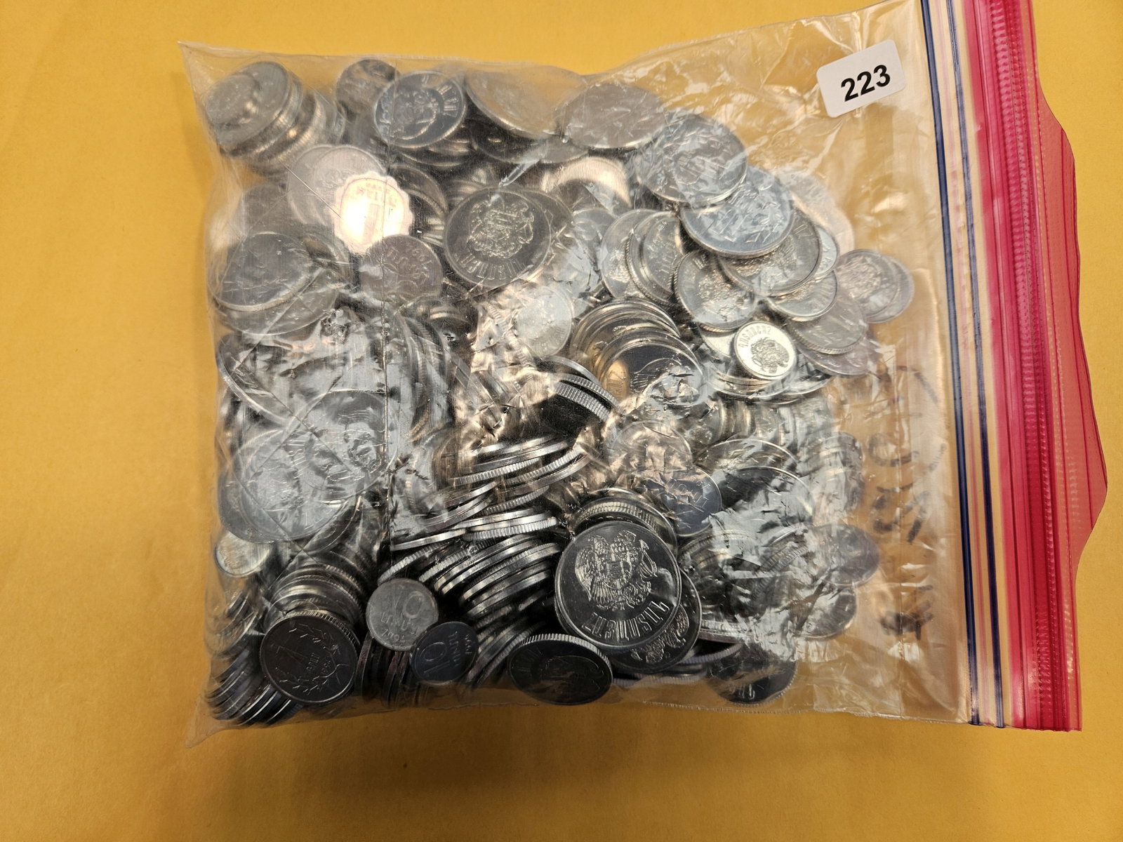 Over 1 pound of mixed World coins (1 of 3)