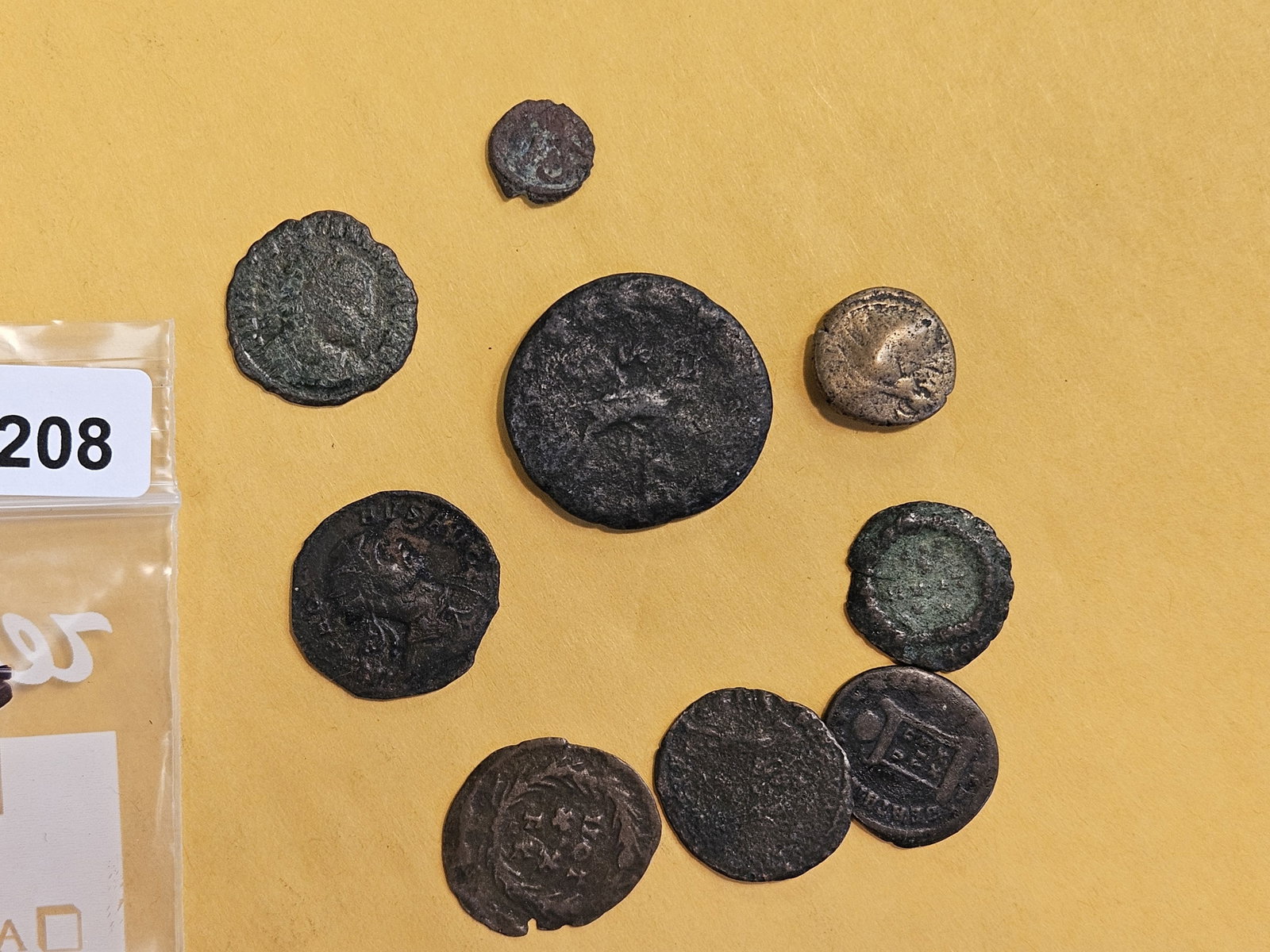 ANCIENTS! Nine nicer Ancient Roman coins: All different