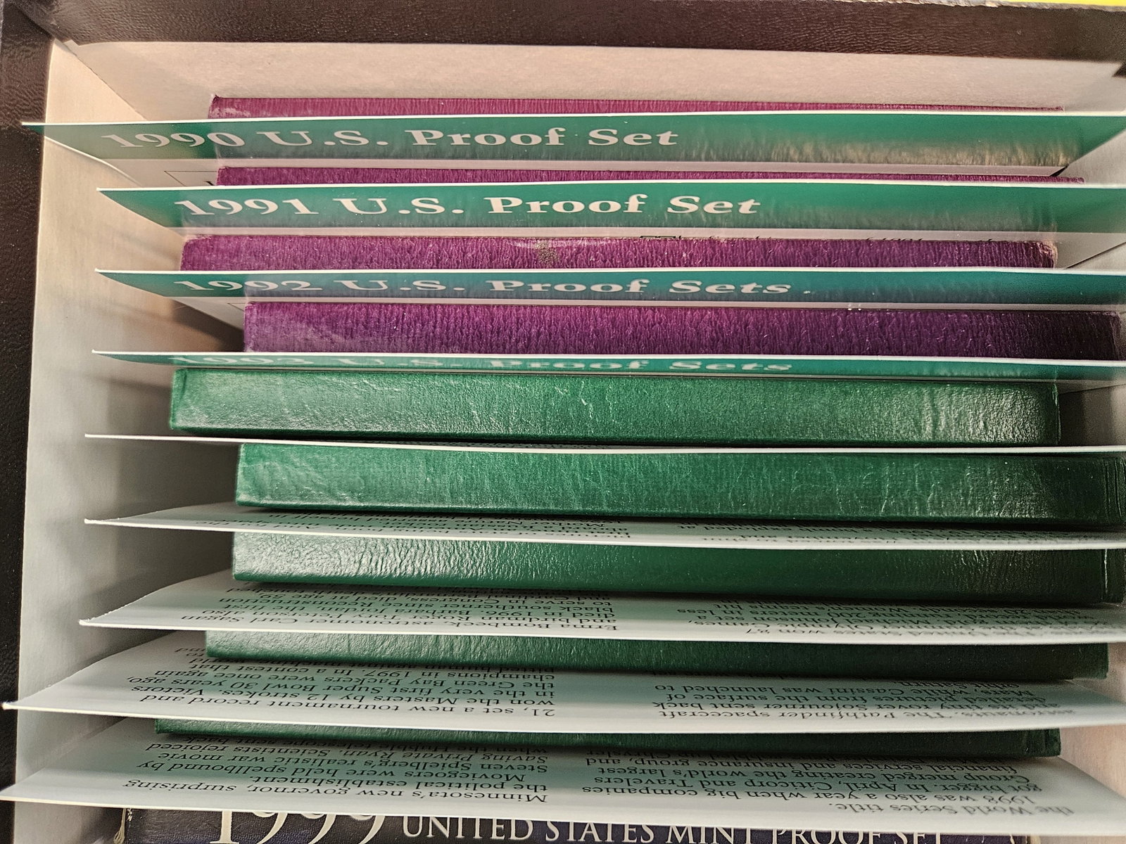 FULL Run of US Proof Sets - 3