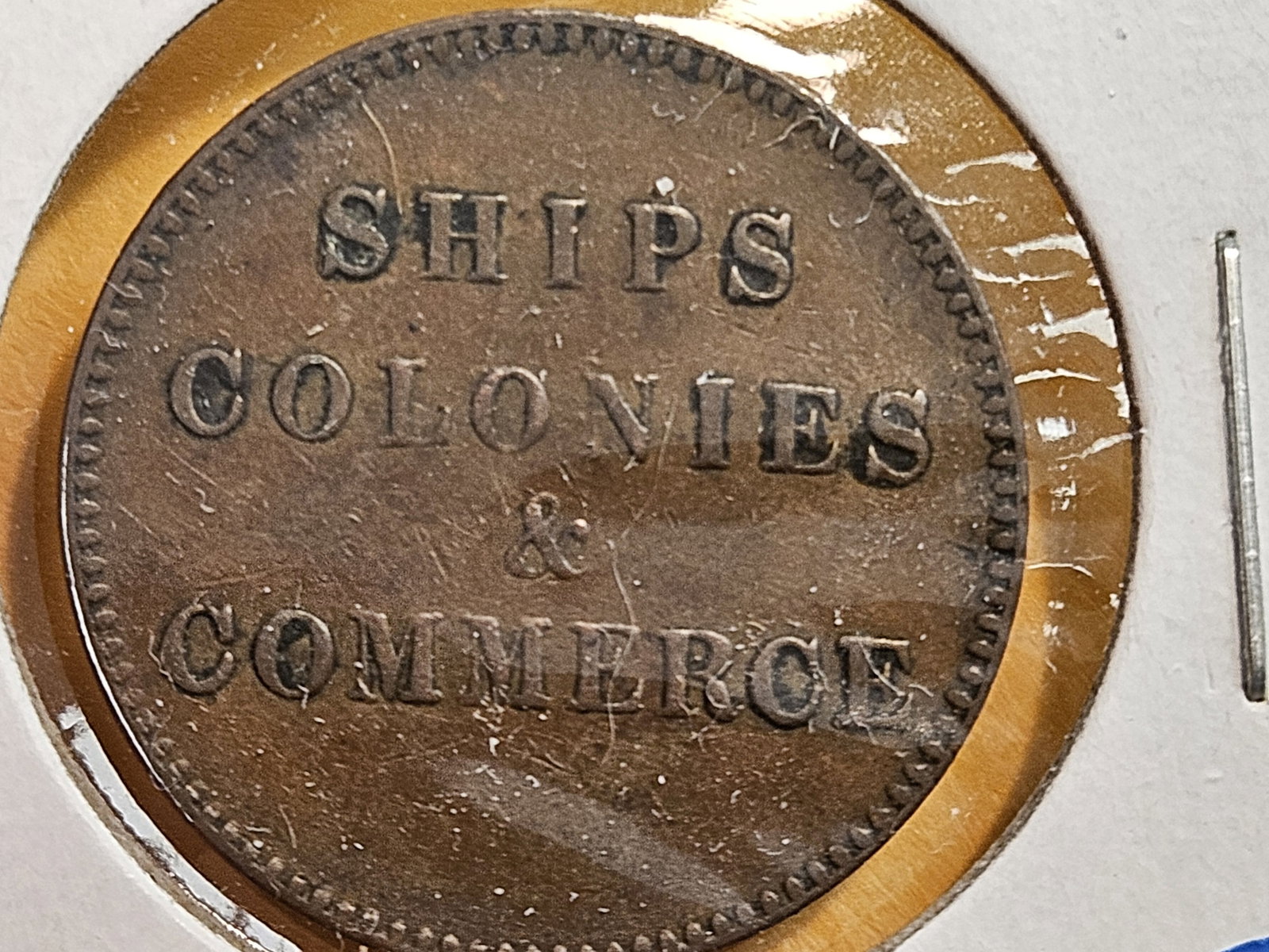 Prince Edward Island copper 1/2 pence: Ships, Colonies & Commerce