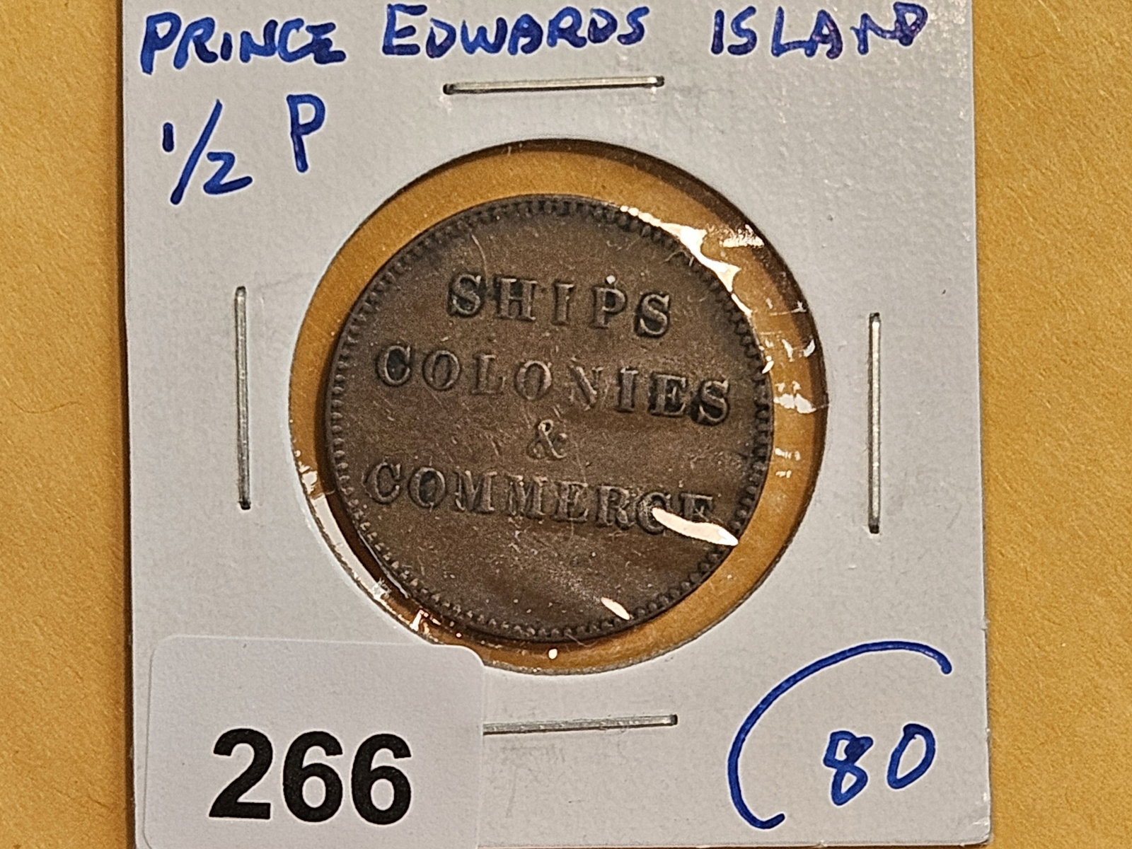 Prince Edward Island copper 1/2 pence - 2