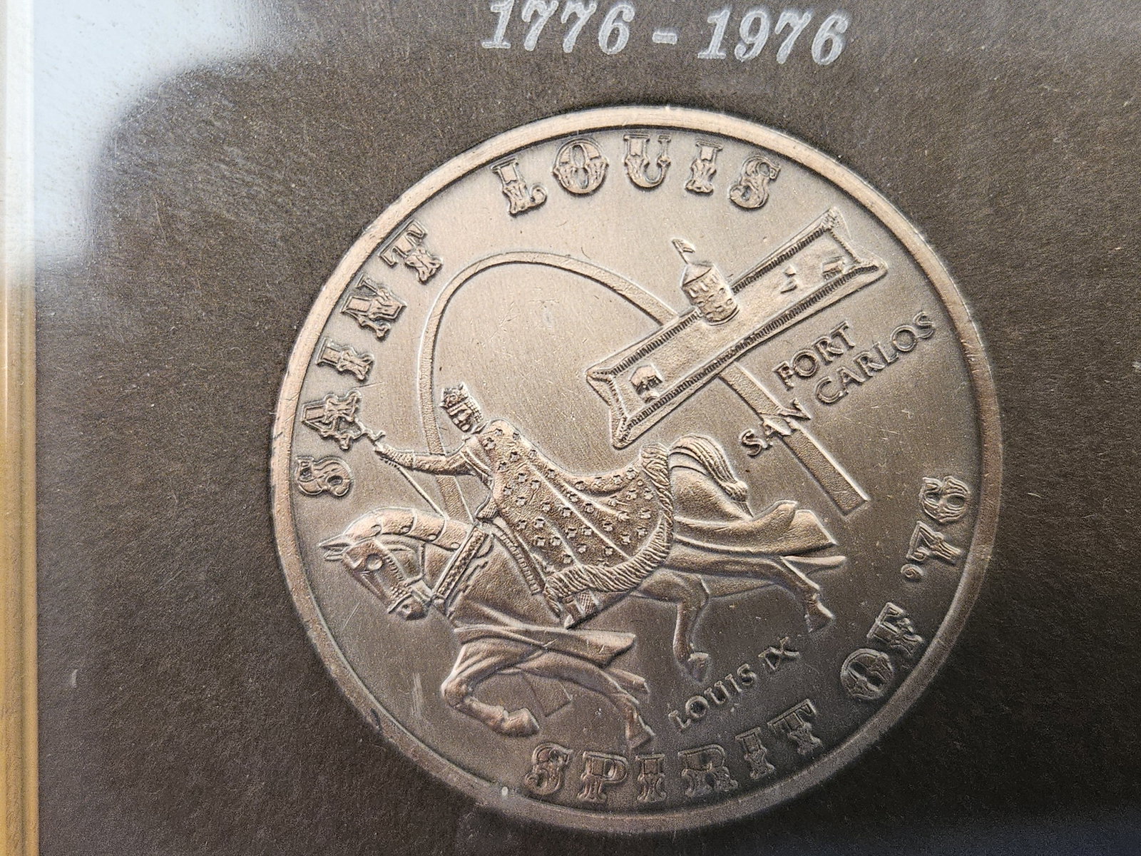 Official St Louis .999 Fine Silver Bicentennial Medal: Issued by City of St Louis and Saint Louis County Bicentennial Commission