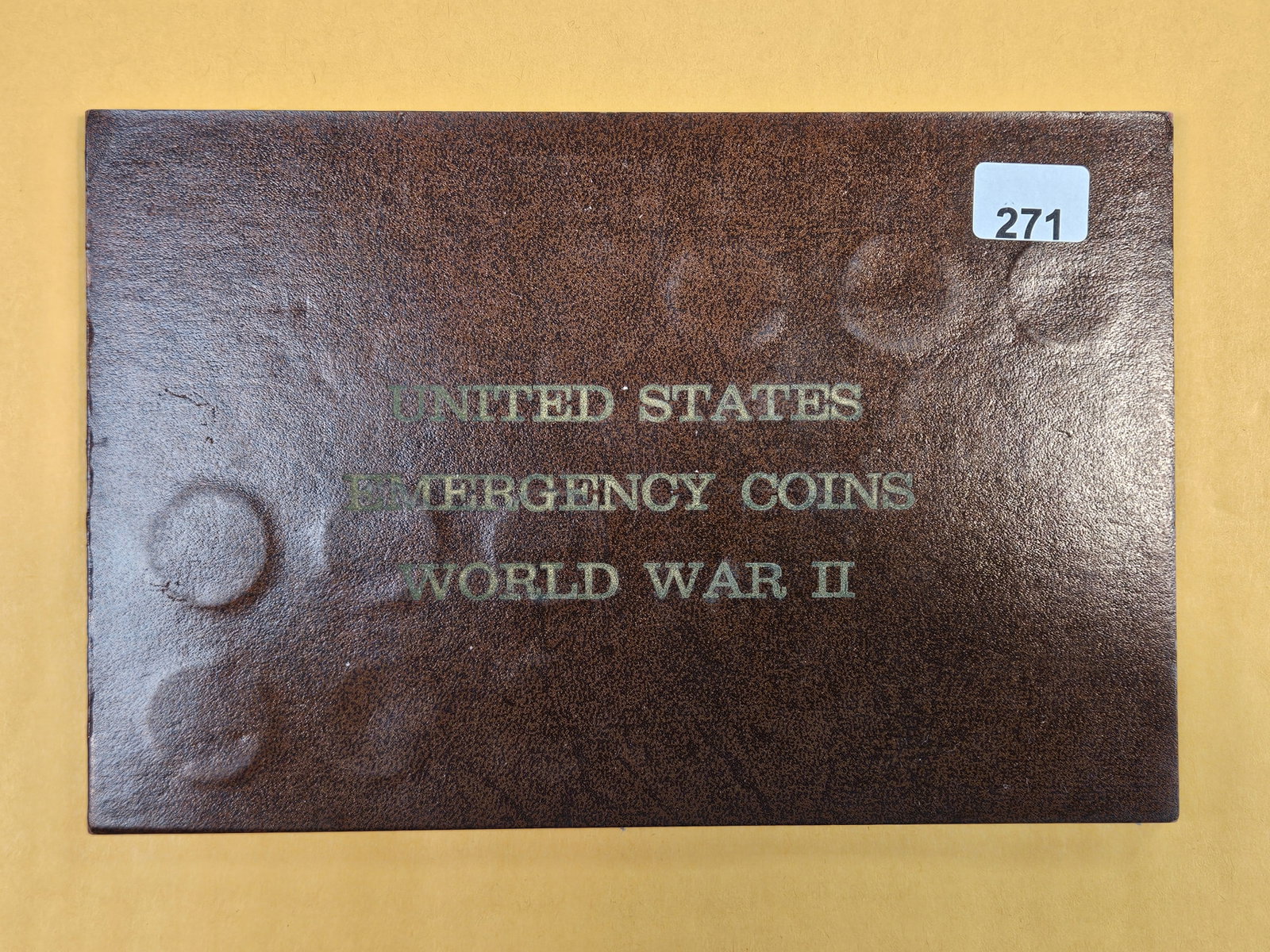 US Emergency Coins World War II: In nice folio