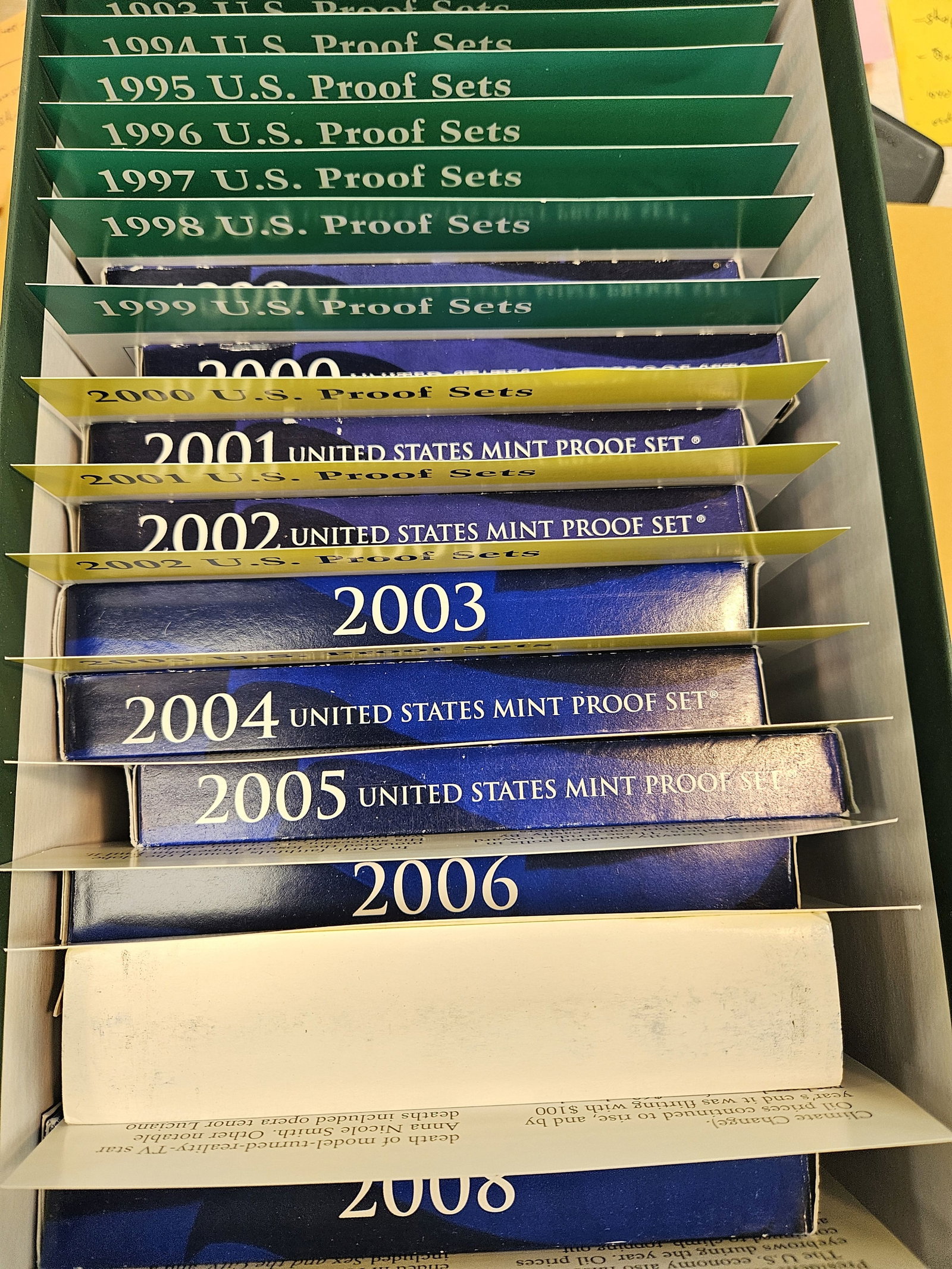 FULL Run of US Proof Sets - 2
