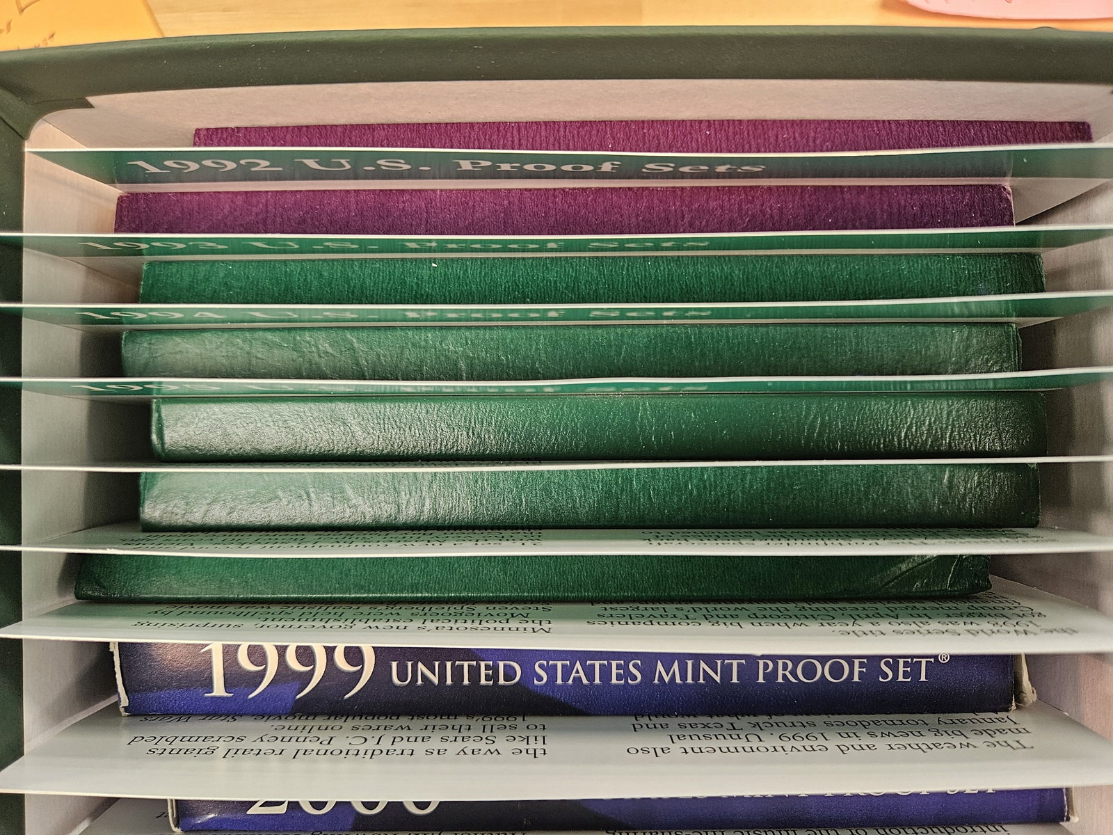 FULL Run of US Proof Sets - 3