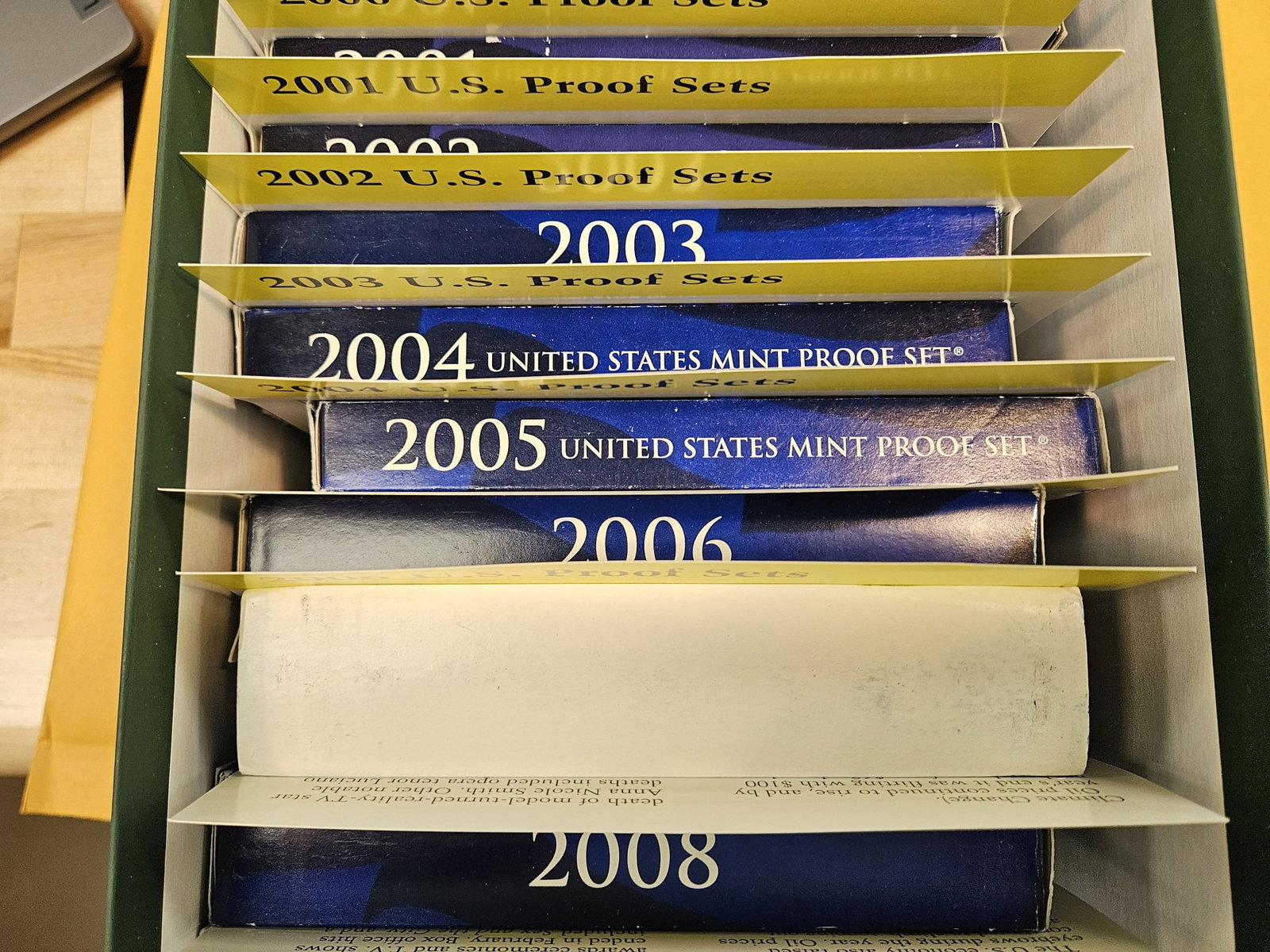FULL Run of US Proof Sets - 5