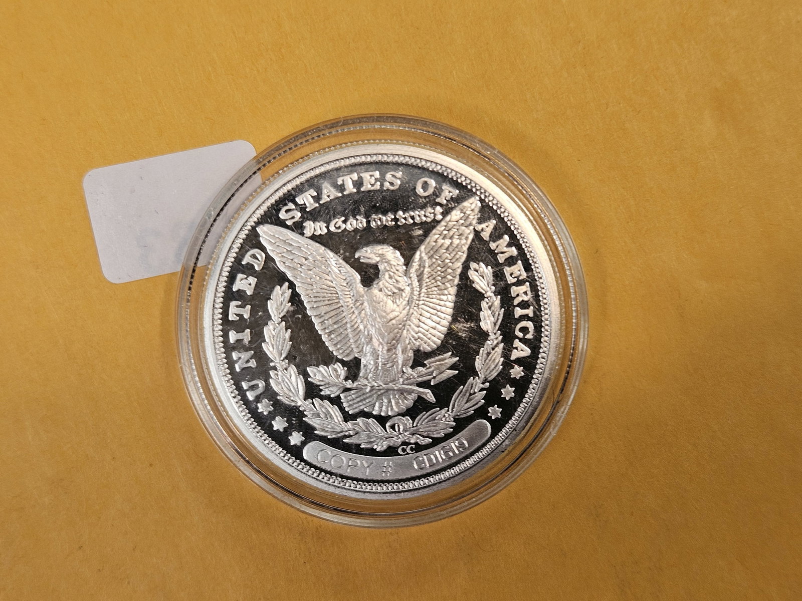 ONE Troy ounce .999 fine silver proof art round - 2