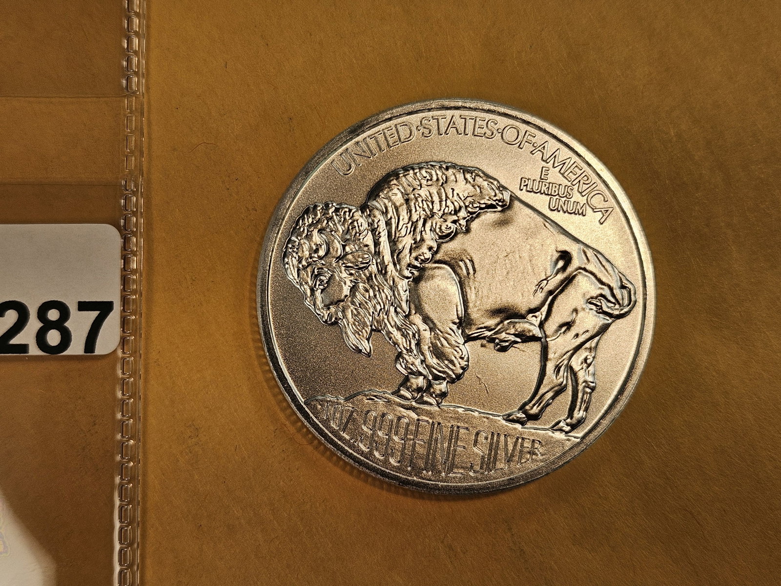 ONE Troy ounce .999 fine silver art round - 2