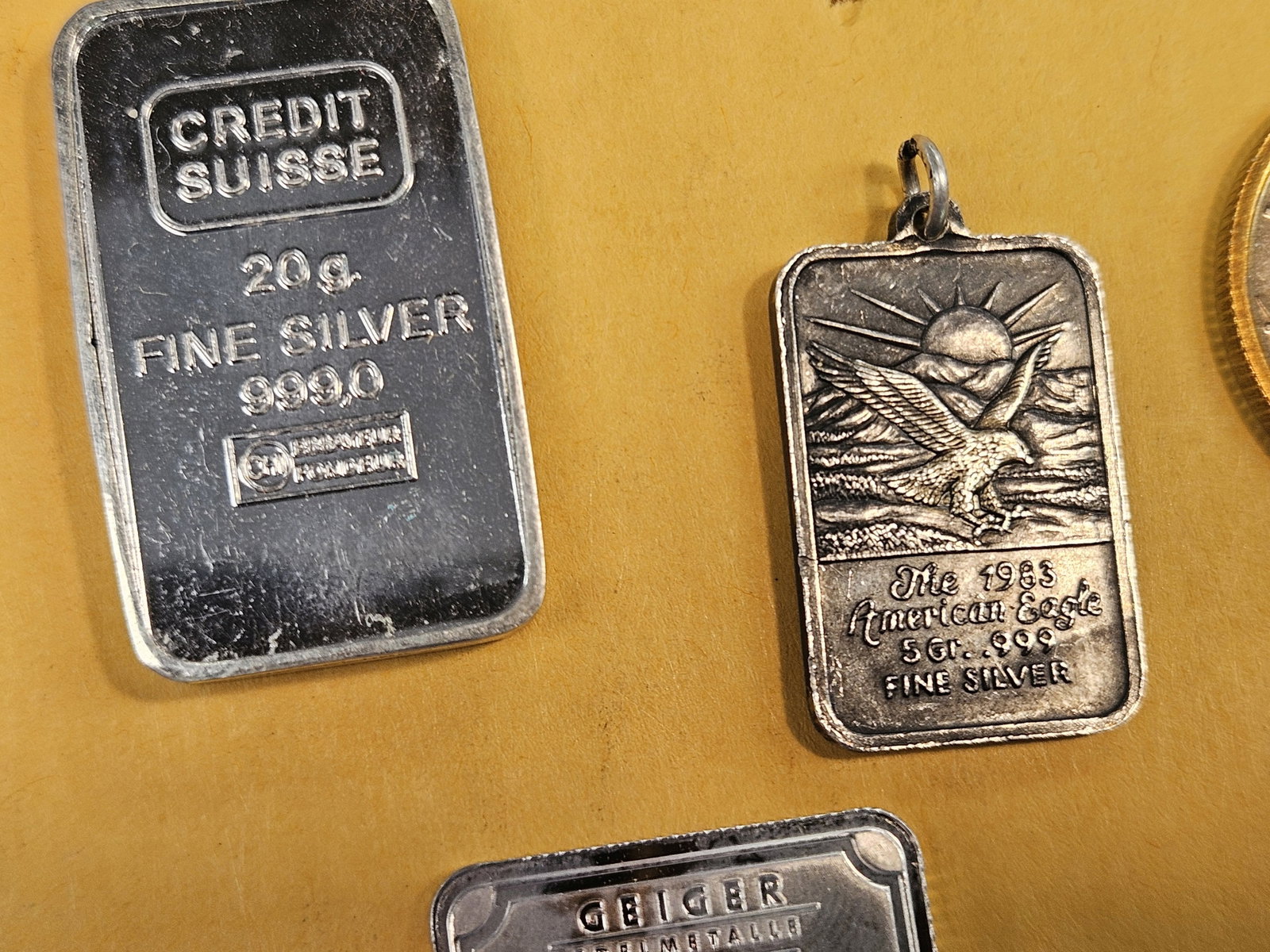 Fractional .999 fine silver art pieces - 2