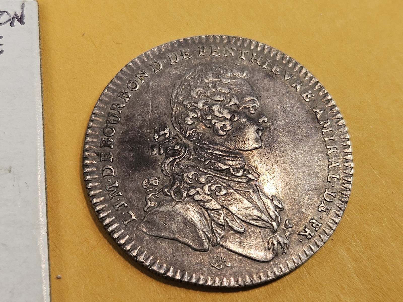 * Very Scarce * 1757 Louis XV Silver Jeton in AU-UNC - 3