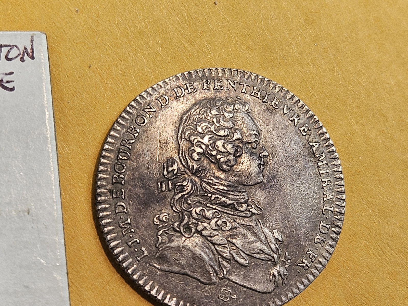 * Very Scarce * 1757 Louis XV Silver Jeton in AU-UNC - 4