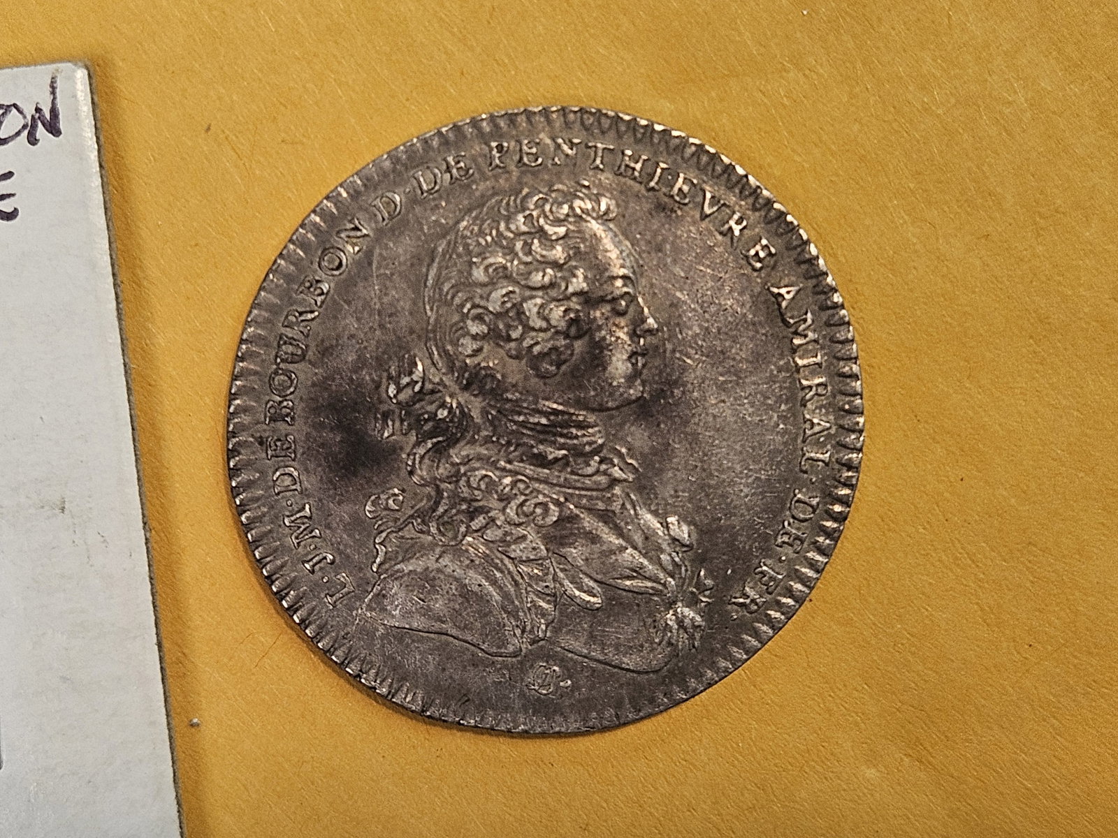 * Very Scarce * 1757 Louis XV Silver Jeton in AU-UNC - 6