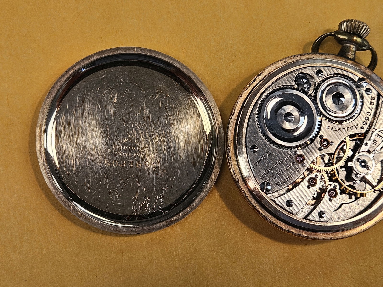 Gold-Filled Elgin Pocketwatch - 4