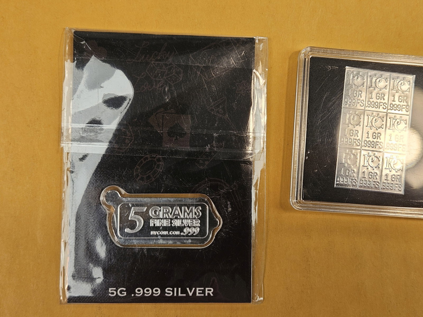 Fractional .999 fine silver art pieces: Mixed
