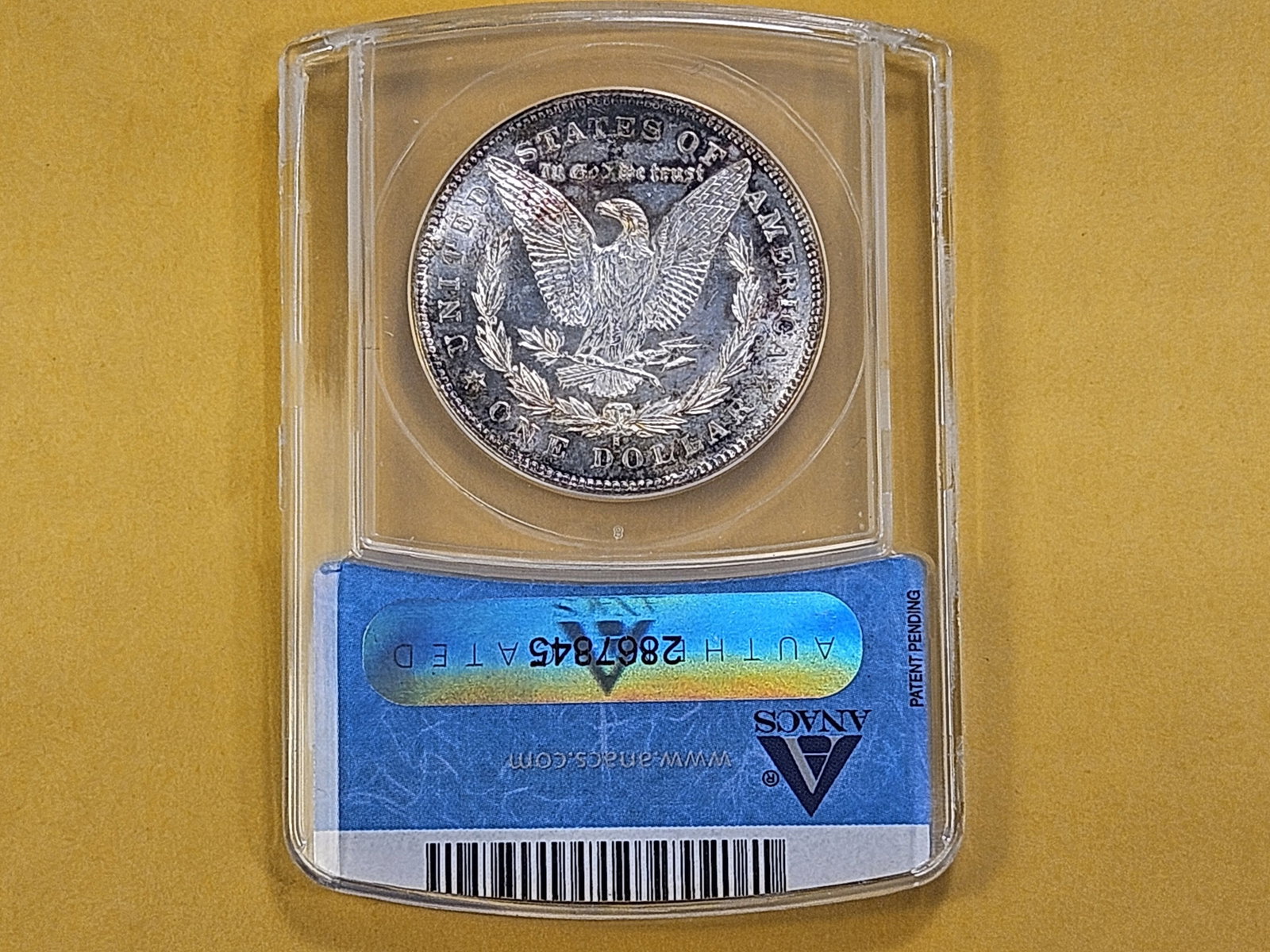 VARIETY! ANACS 1878-S Morgan Silver Dollar in Mint State 61 - 3