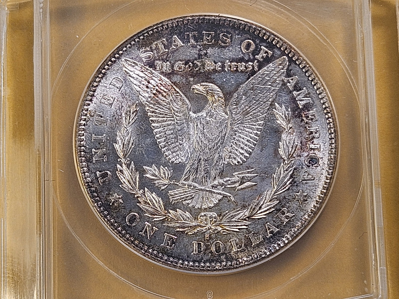 VARIETY! ANACS 1878-S Morgan Silver Dollar in Mint State 61 - 4
