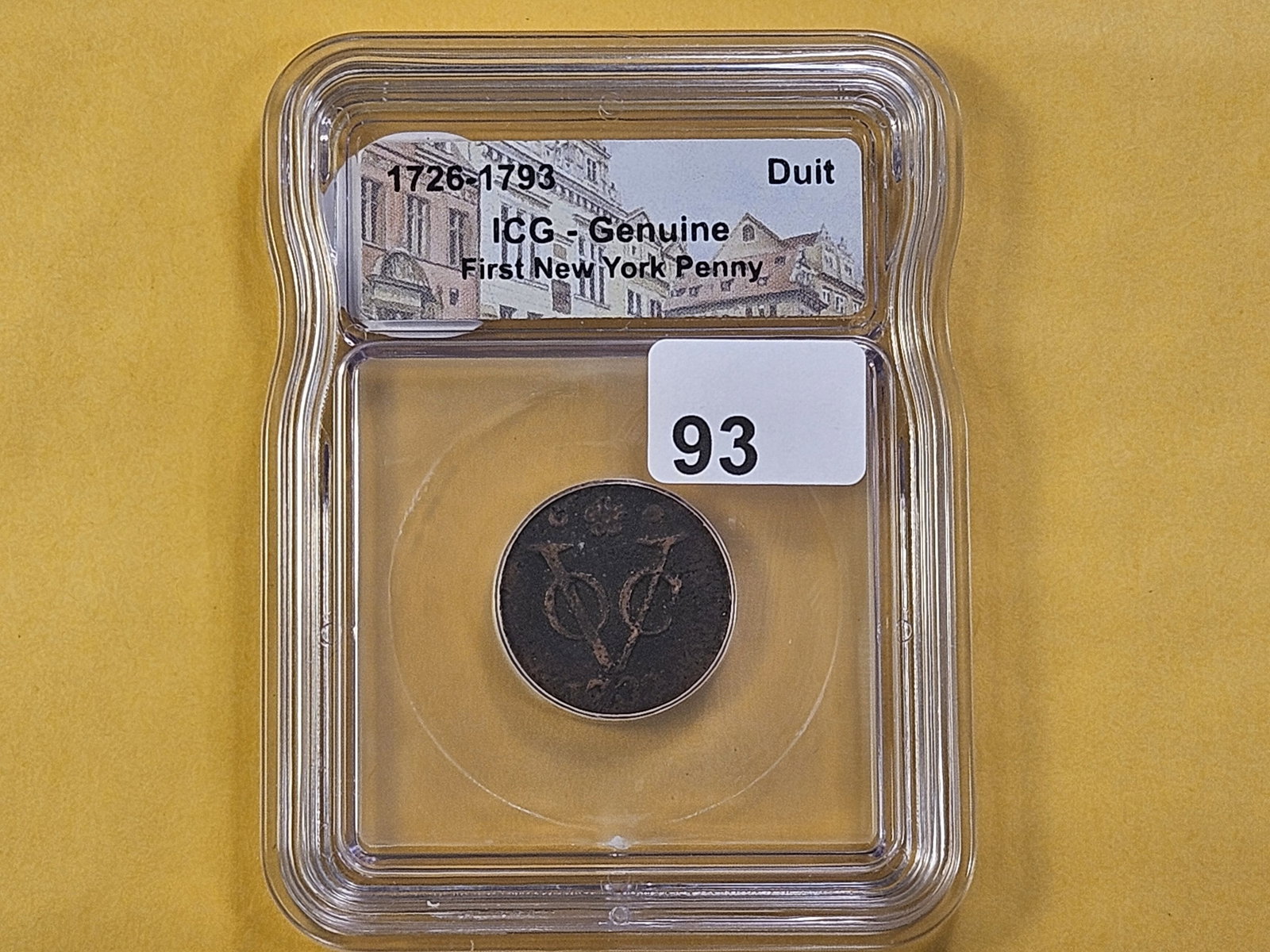 ICG 1732 Dutch East India Company Duit in Genuine - 2