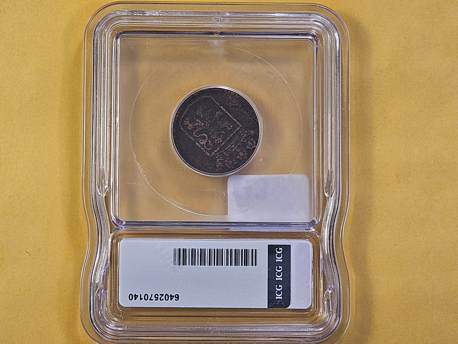 ICG 1732 Dutch East India Company Duit in Genuine - 3